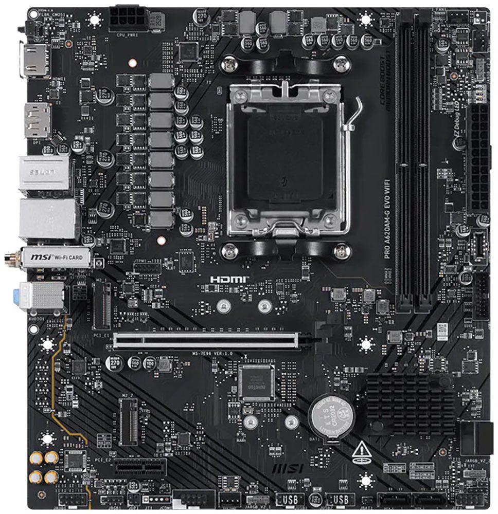 MSI Pro A620AM-G EVO WIFI Mainboard