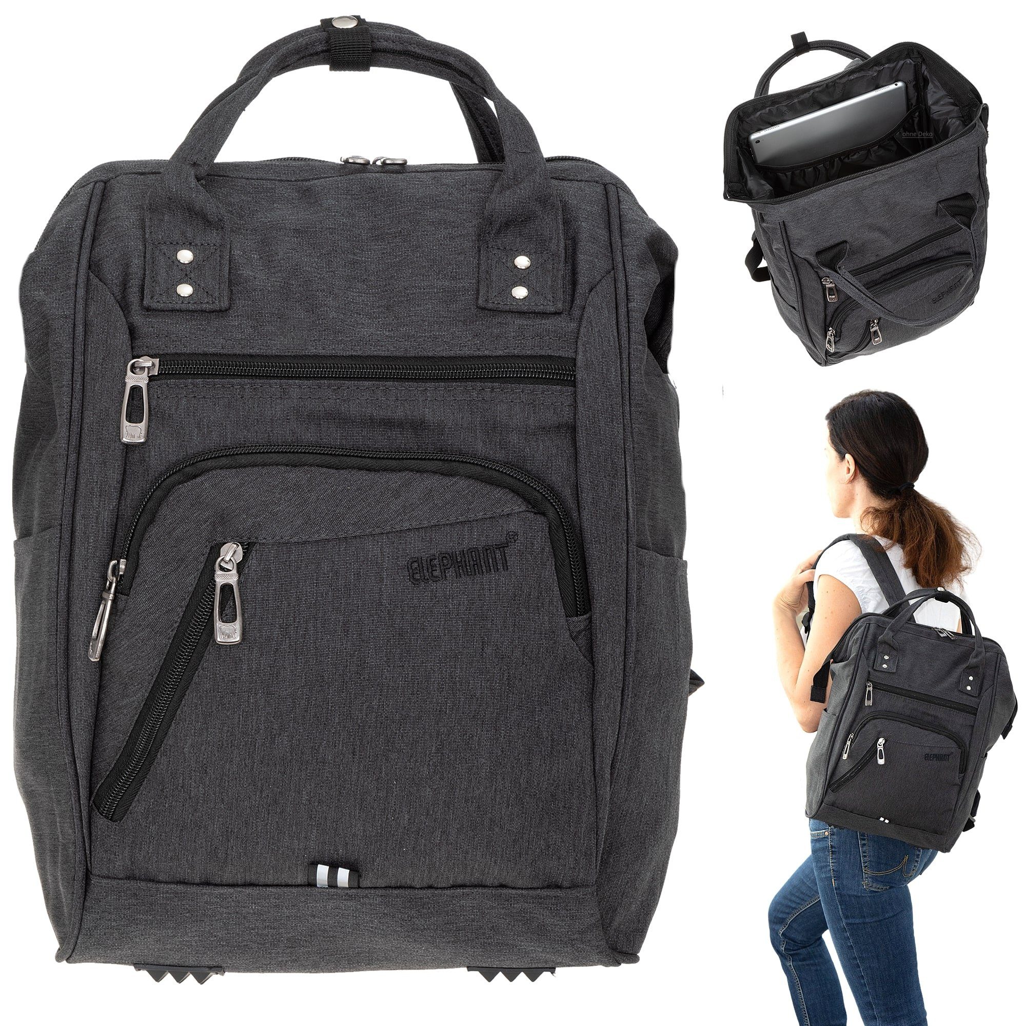 ELEPHANT Cityrucksack Finn 12830 Damenrucksack Rucksack, A4 Damen Handtasch günstig online kaufen