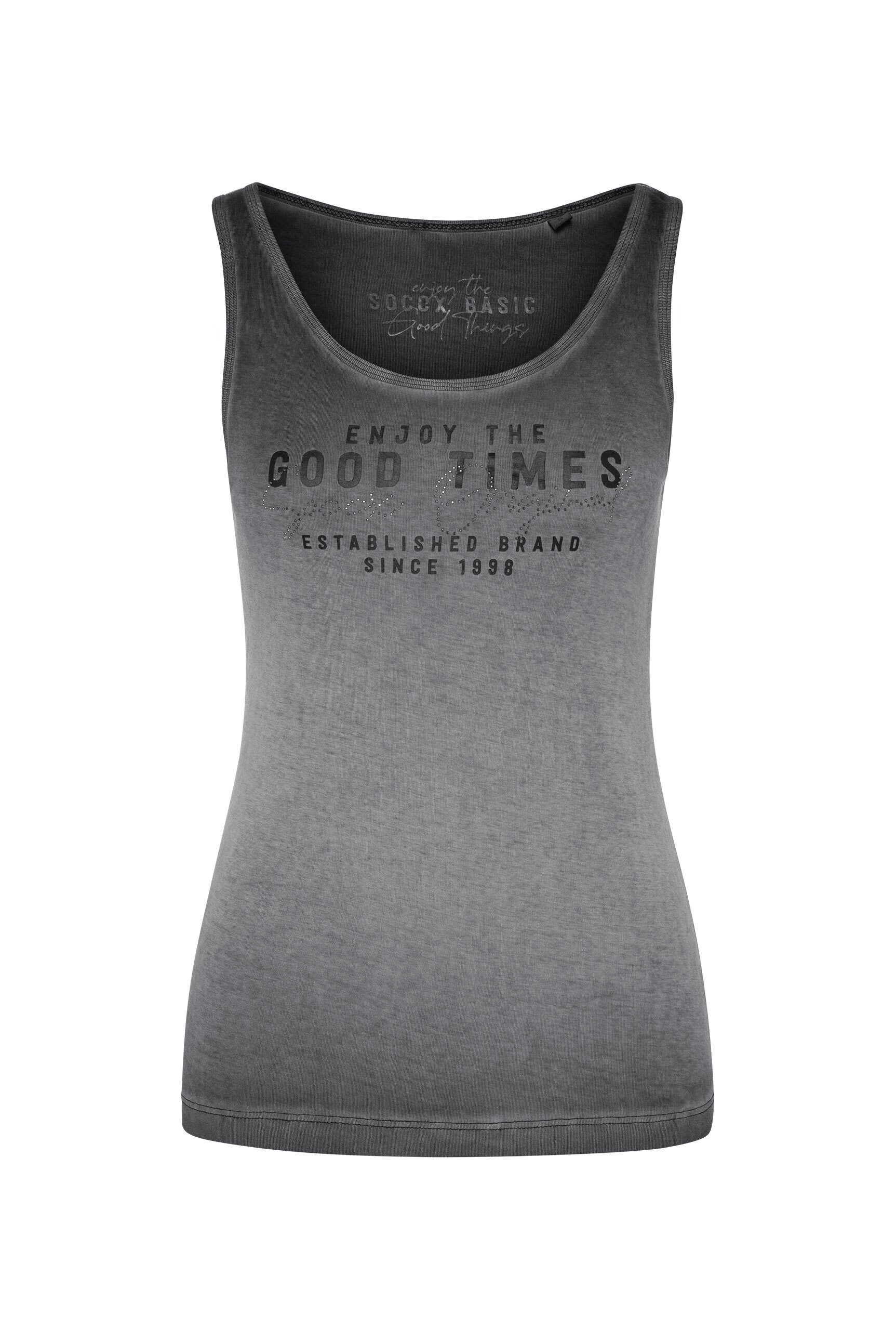 SOCCX Tanktop aus Baumwolle