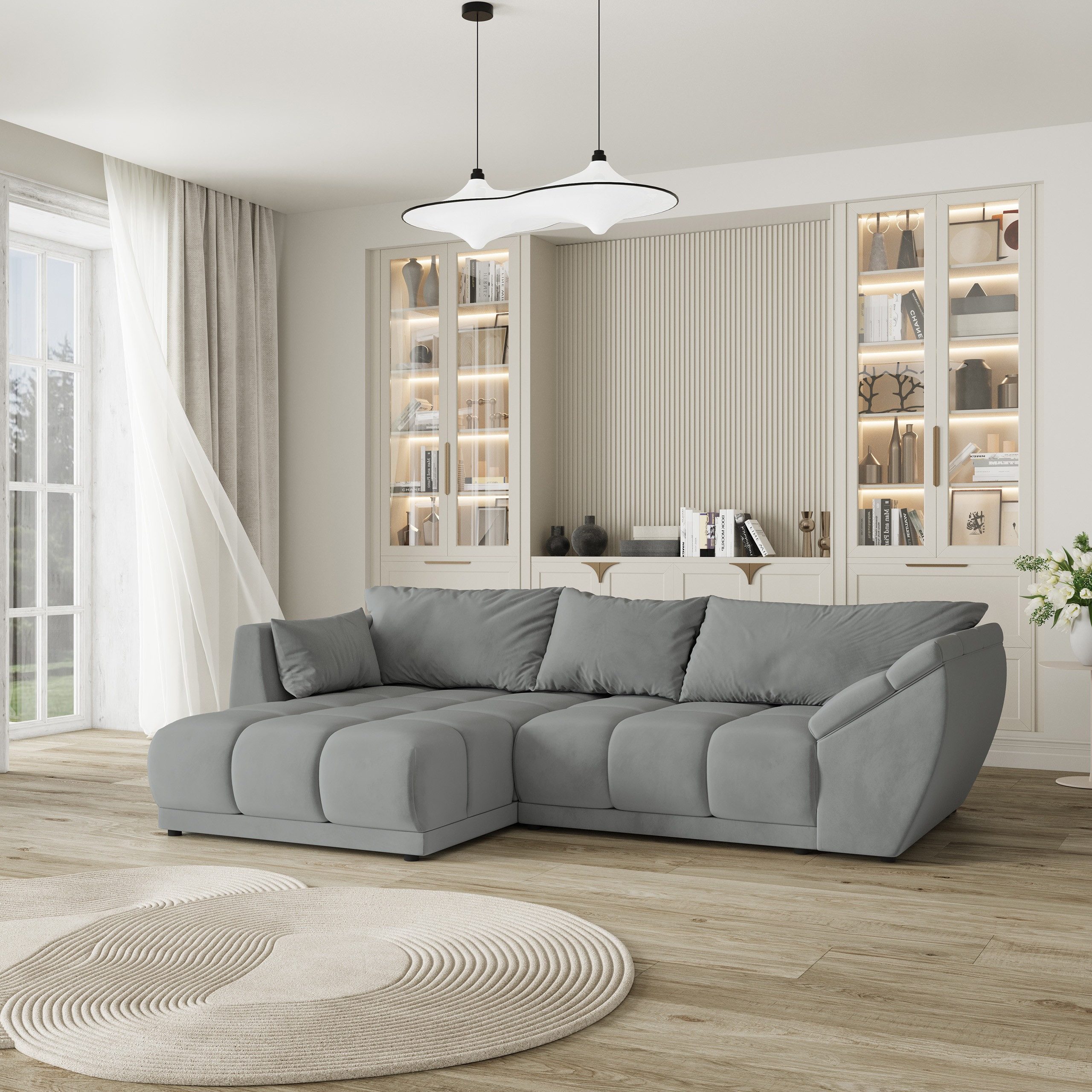 Masseno Ecksofa ORENTI mit Schlaffunktion L-Form, günstig online kaufen