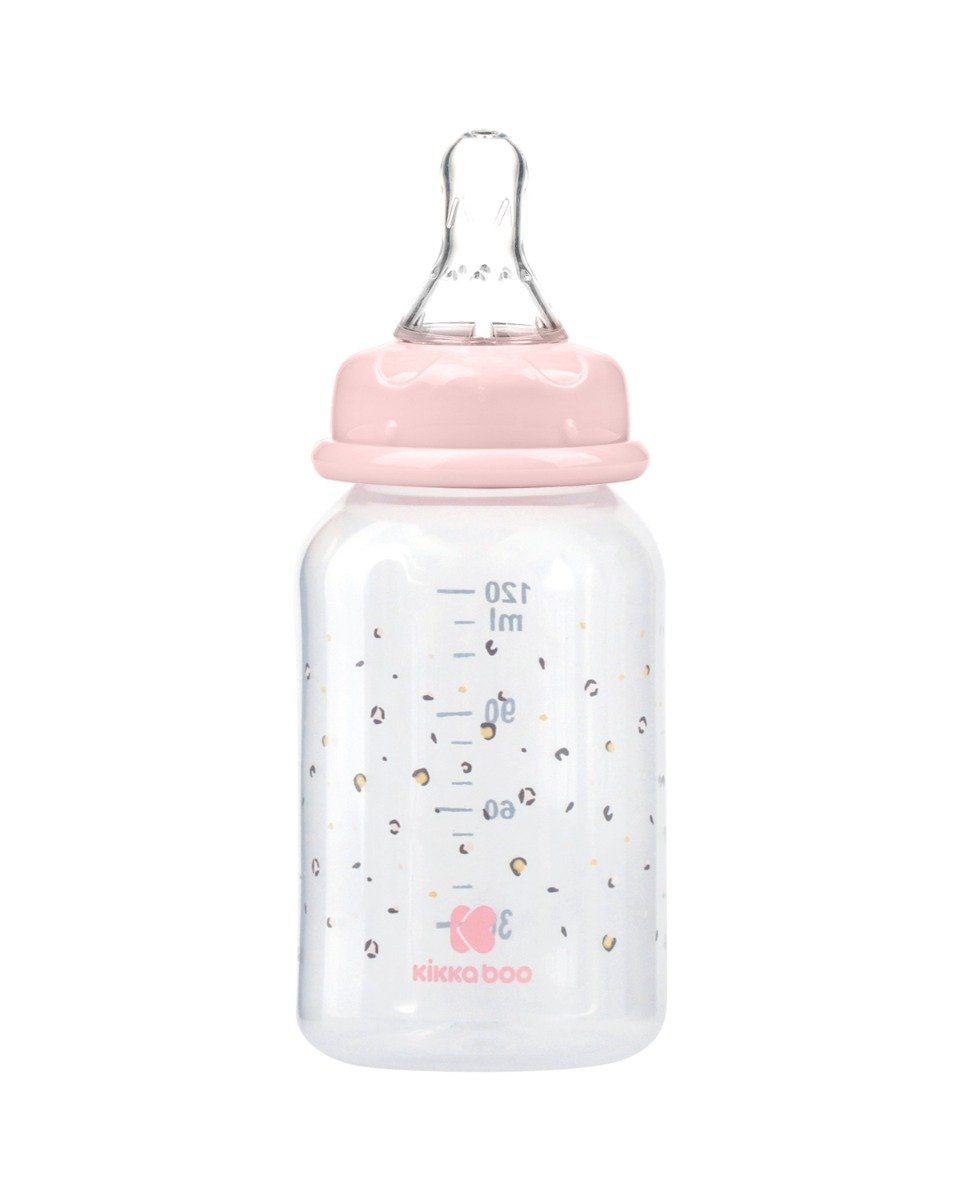 aus ml, Kunststoff, Größe Kikkaboo rosa S Anti-Kolik-Sauger Babyflasche Savanna Babyflasche 120