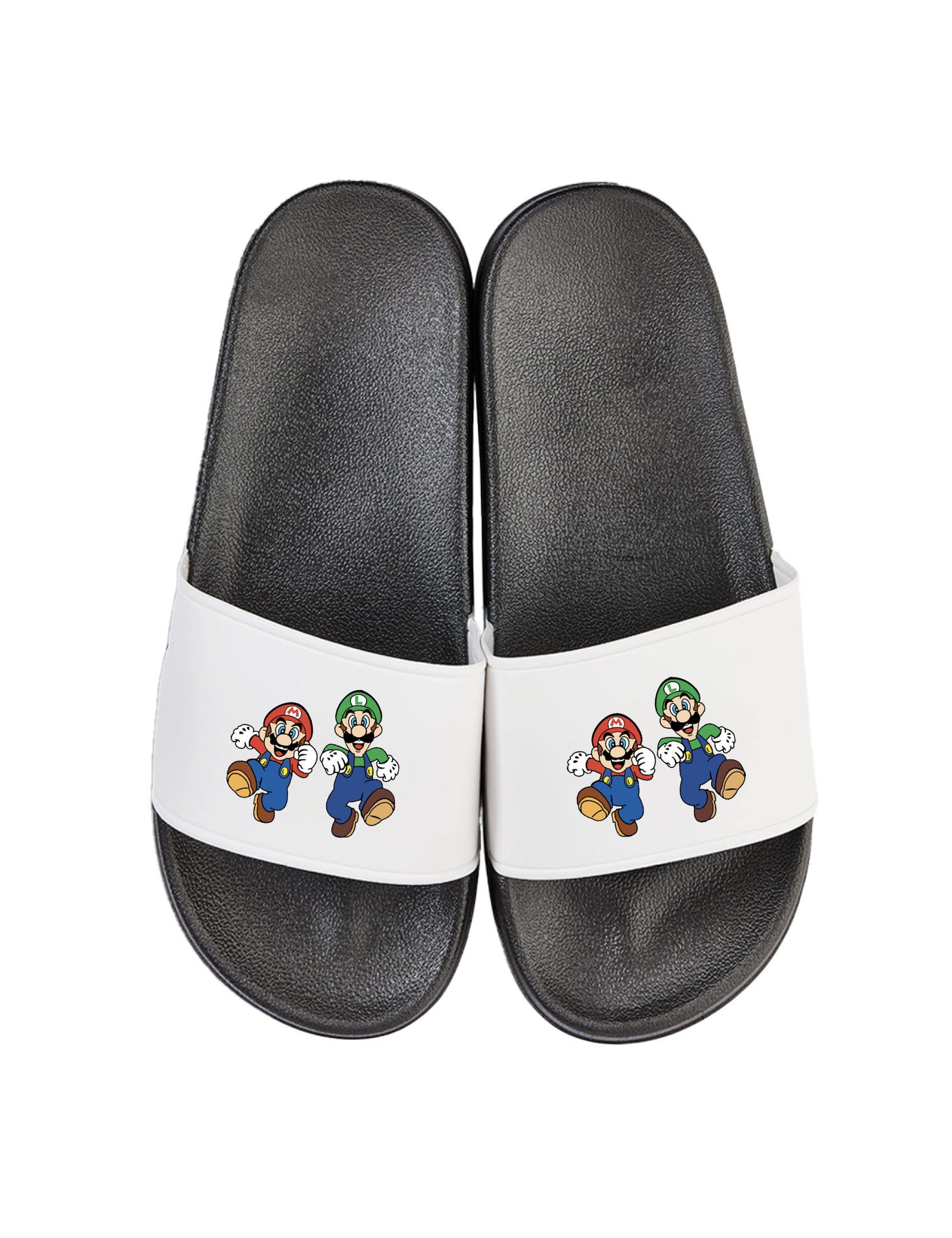 Youth Designz Mario und Luigi Unisex Badelatschen Flip Flops Badeschuh mit lustigen Aufdruck für Damen und Herren