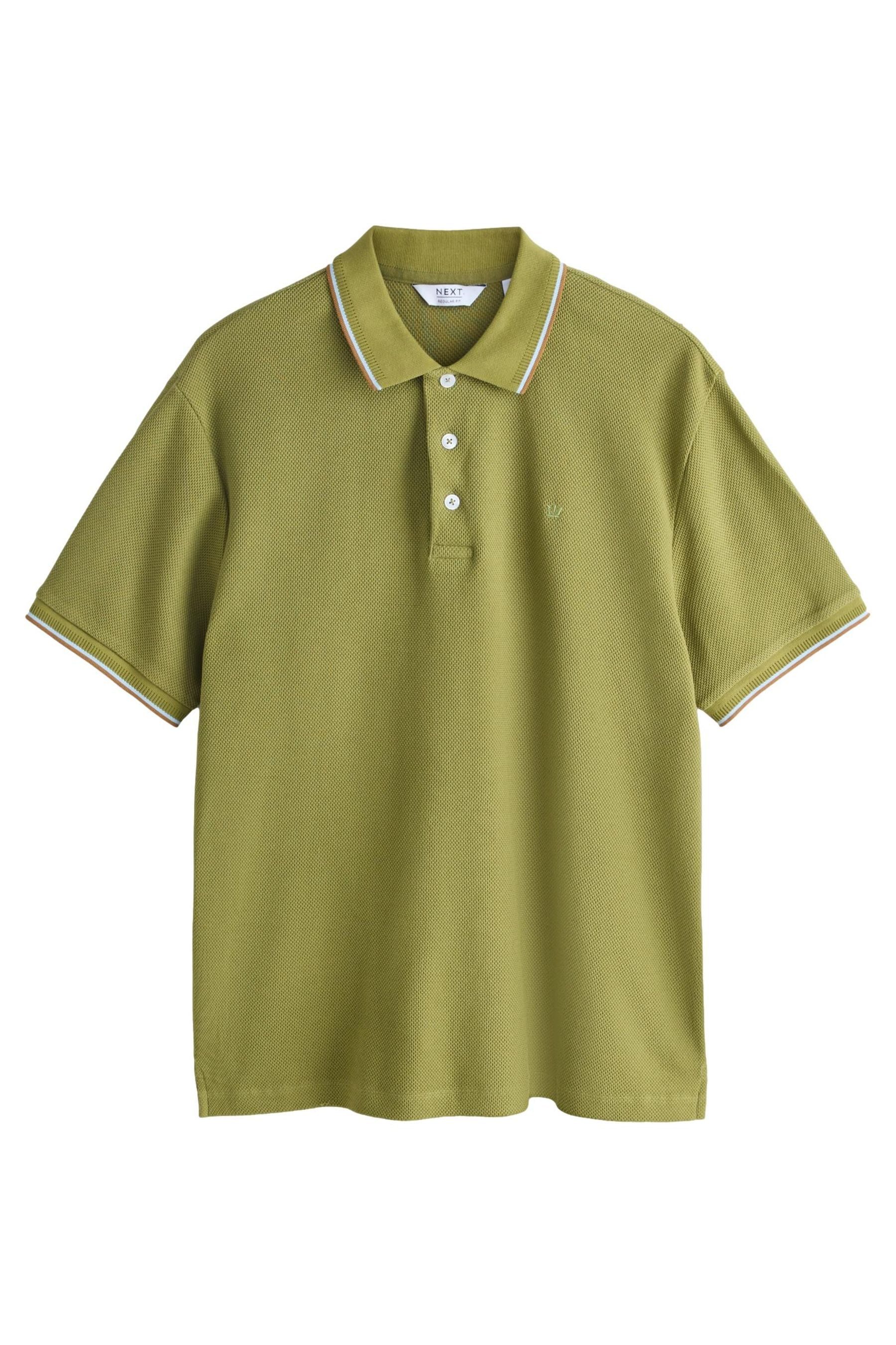 Poloshirt Poloshirt mit breitem Bruststreifen