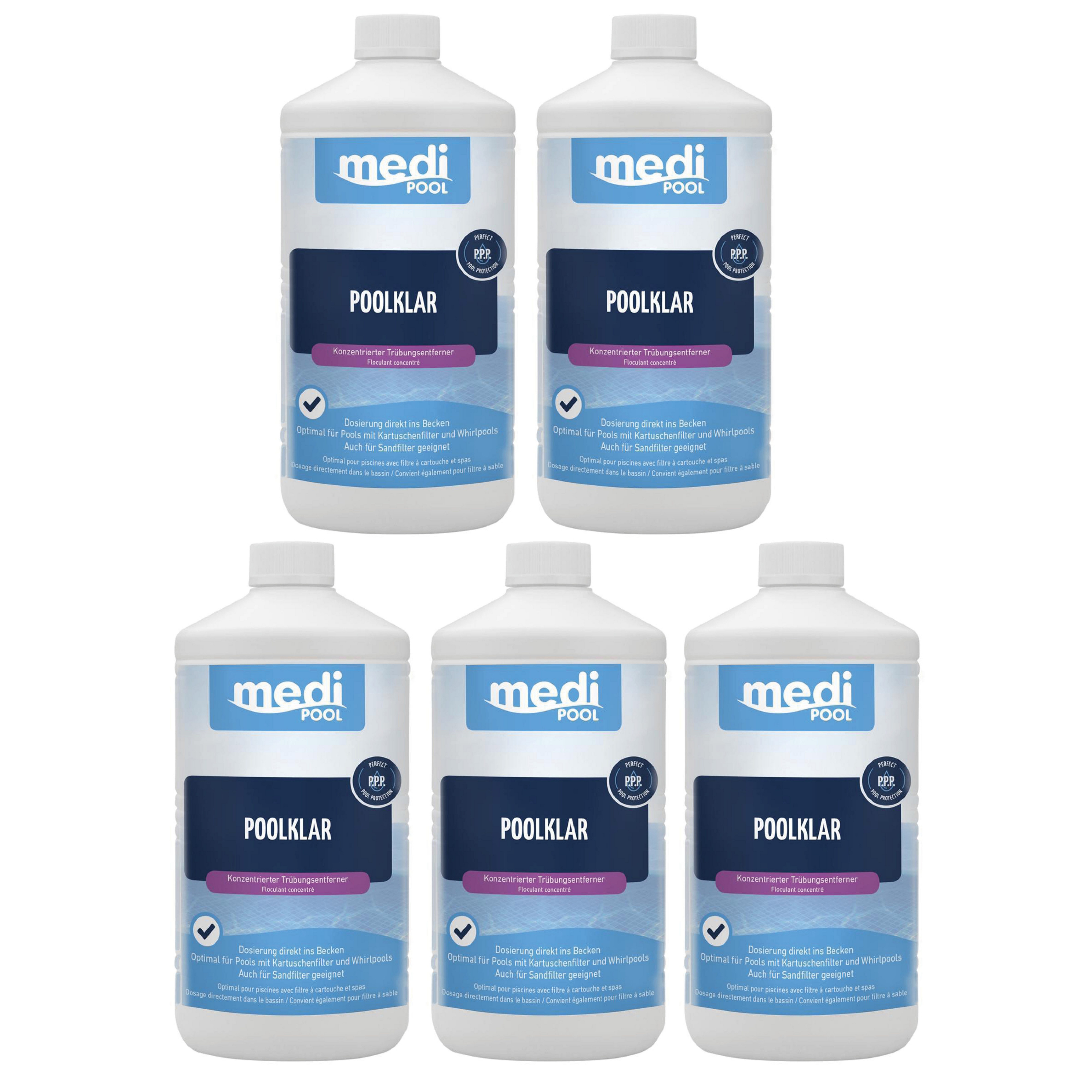 Poolpflege mediPOOL PoolKlar 5 L