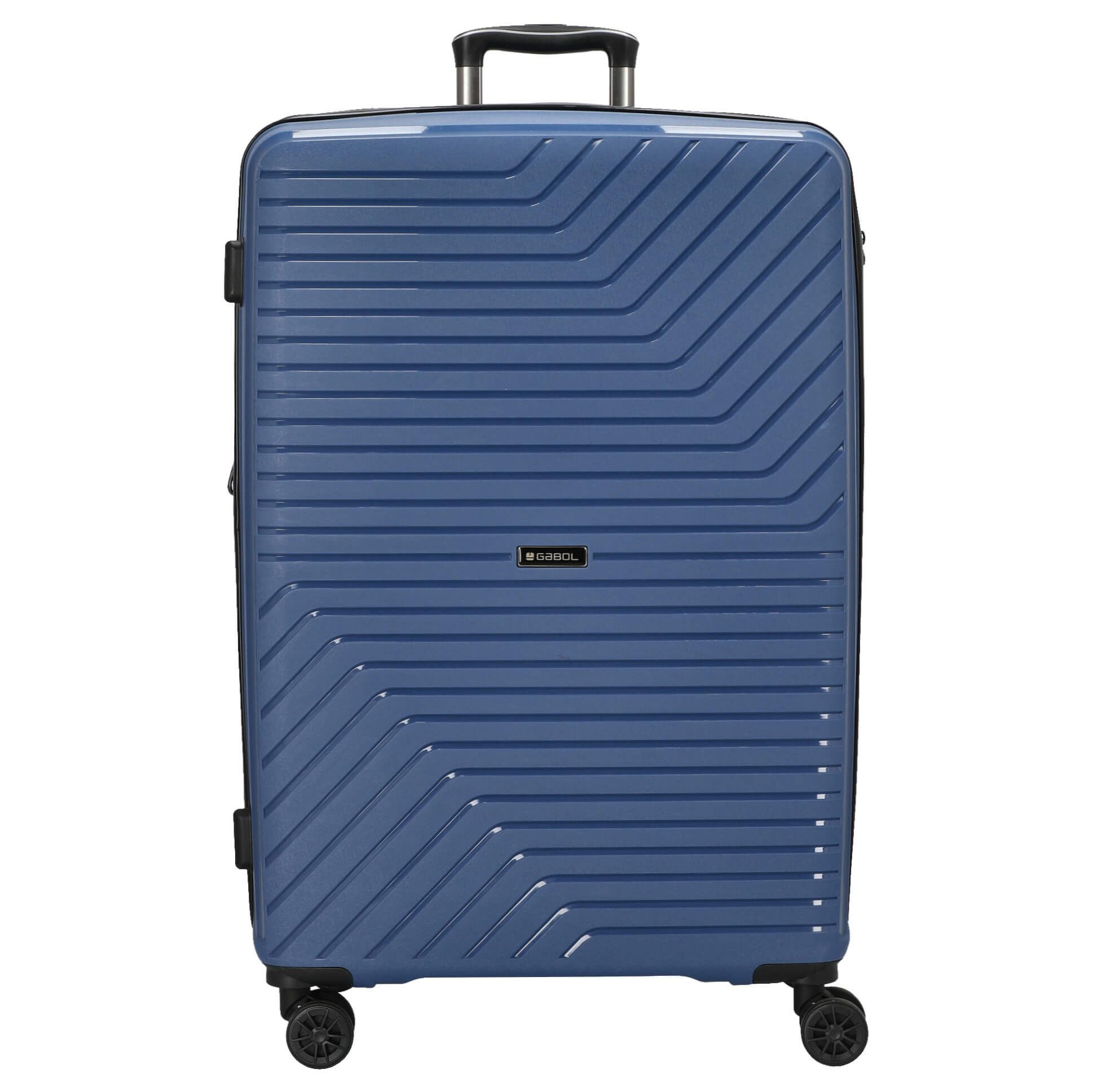 Gabol Koffer Osaka - 4-Rollen-Trolley 77 cm L (blue), 4 Rollen Rollen