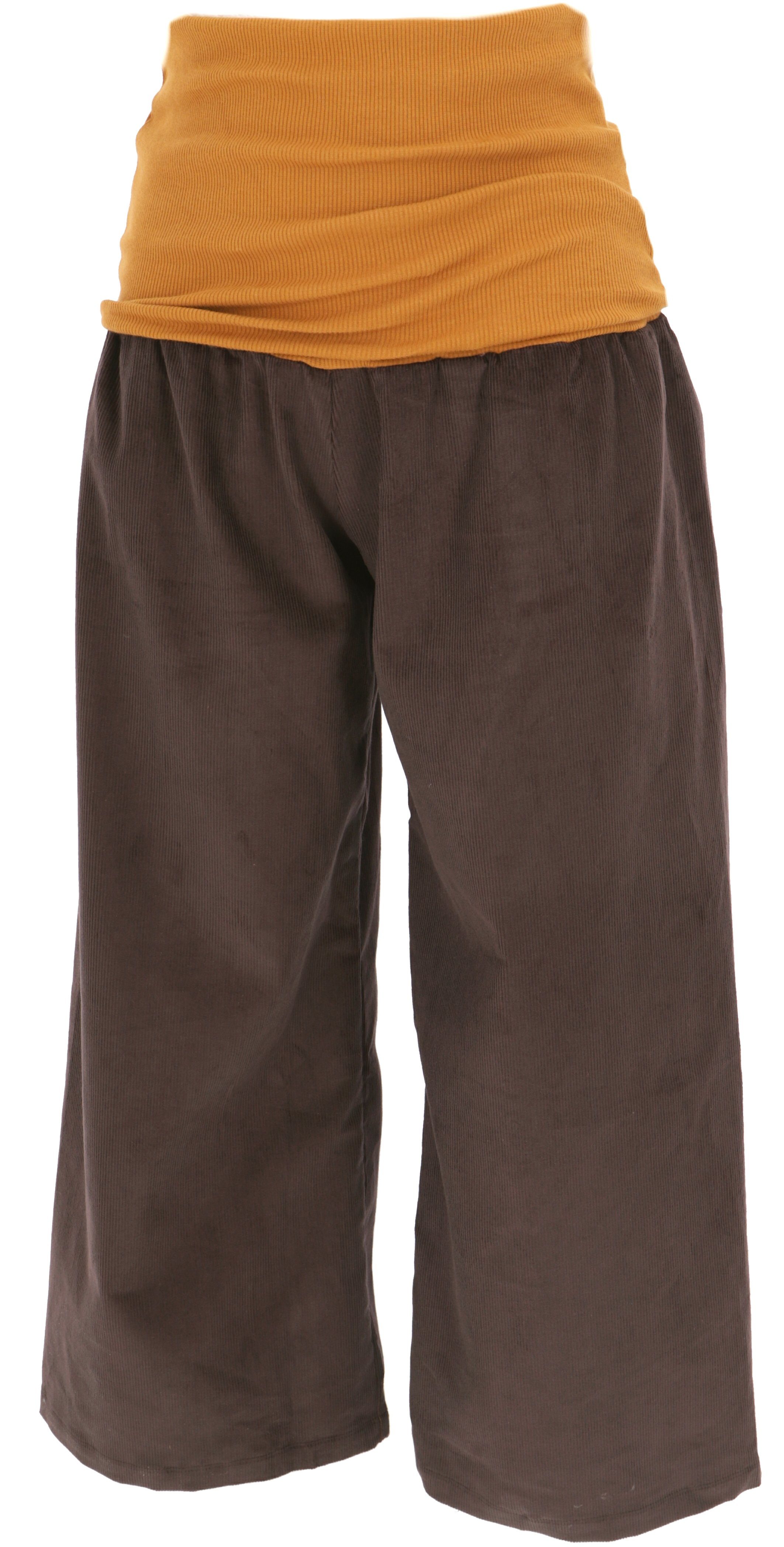 Guru-Shop Relaxhose Weite Cord Marlenehose, Wellnesshose, günstig online kaufen