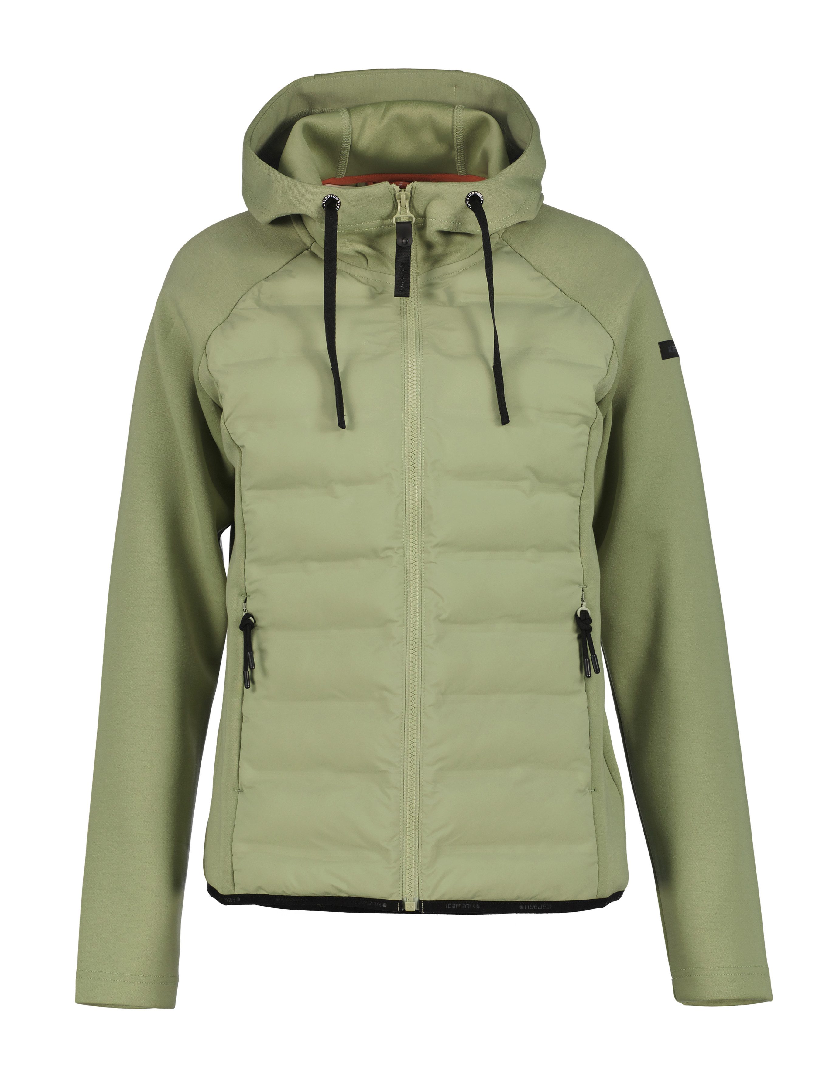 Icepeak Hybridjacke ICEPEAK ASHBURN für Erwachsene, mit wärmenden Materialeigenschaften, mit Kordelzügen