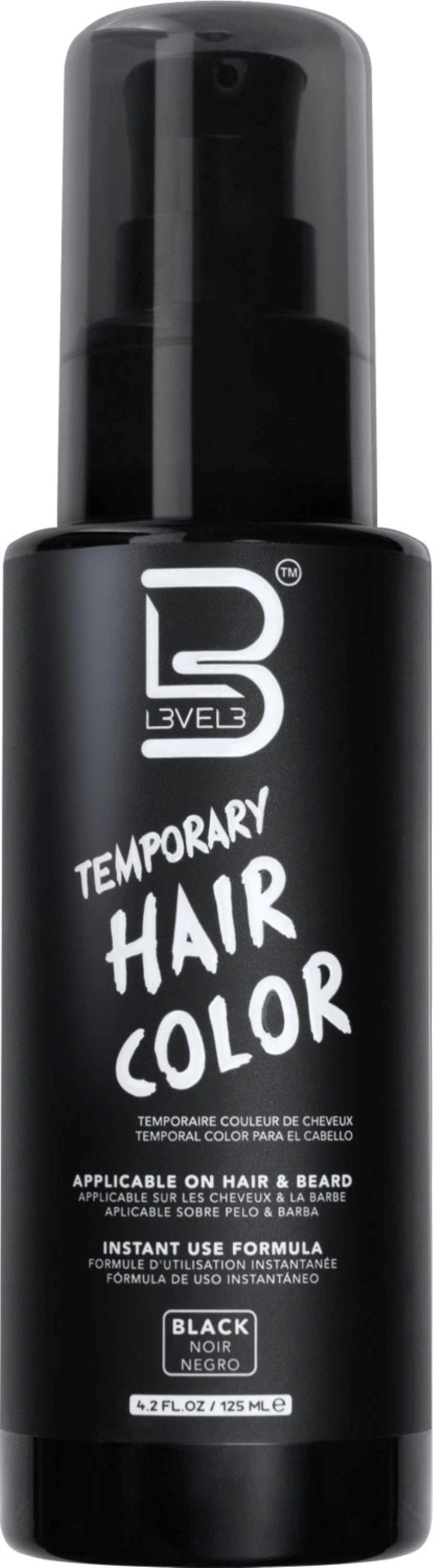 L3VEL3™ Distribution and Corporate Haarfarbe L3VEL3 Temporary Hair Color Black 125 ml