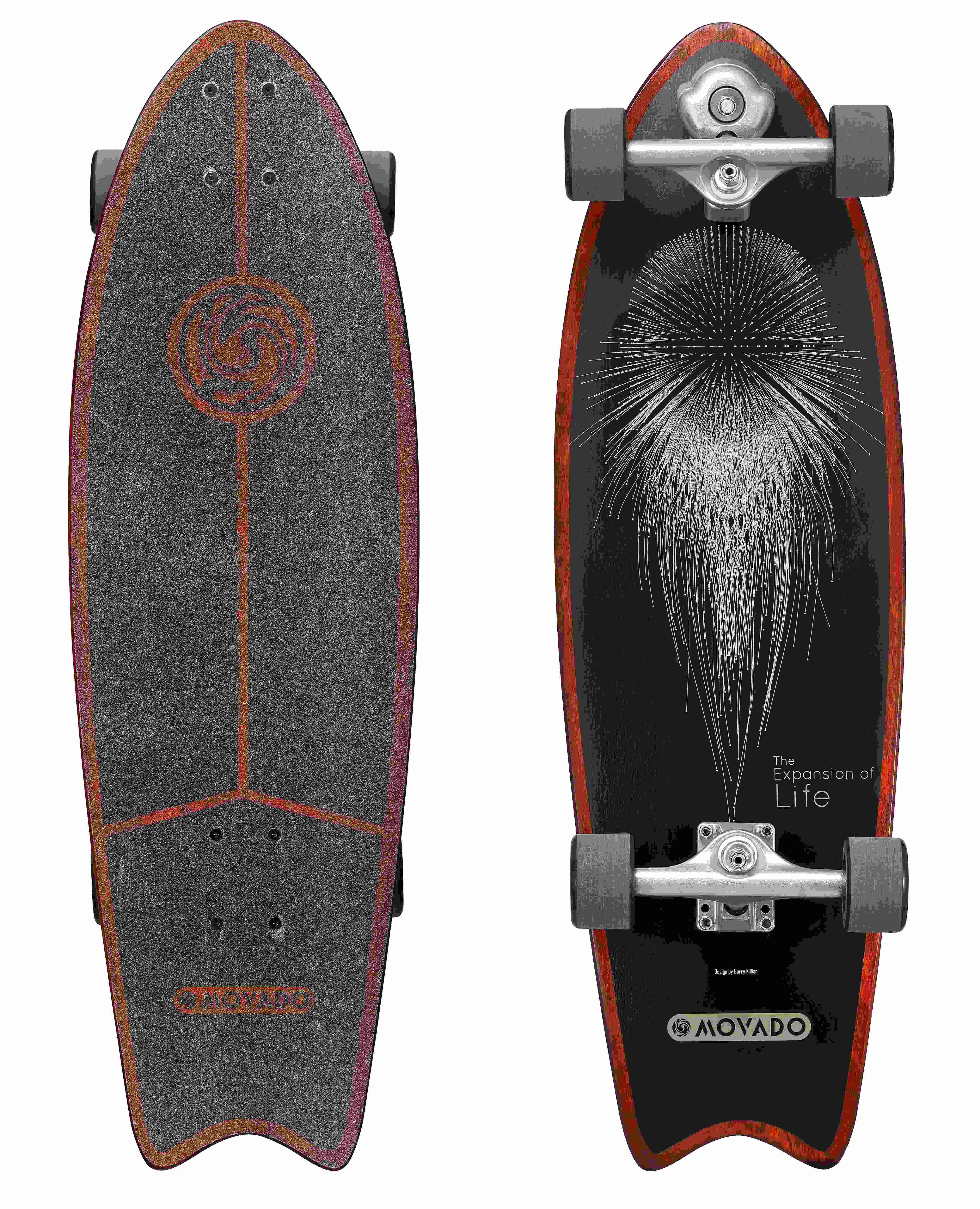 Skateboard Longboard, ab 8 Jahre, ab 125 cm, Jungen, Mädchen