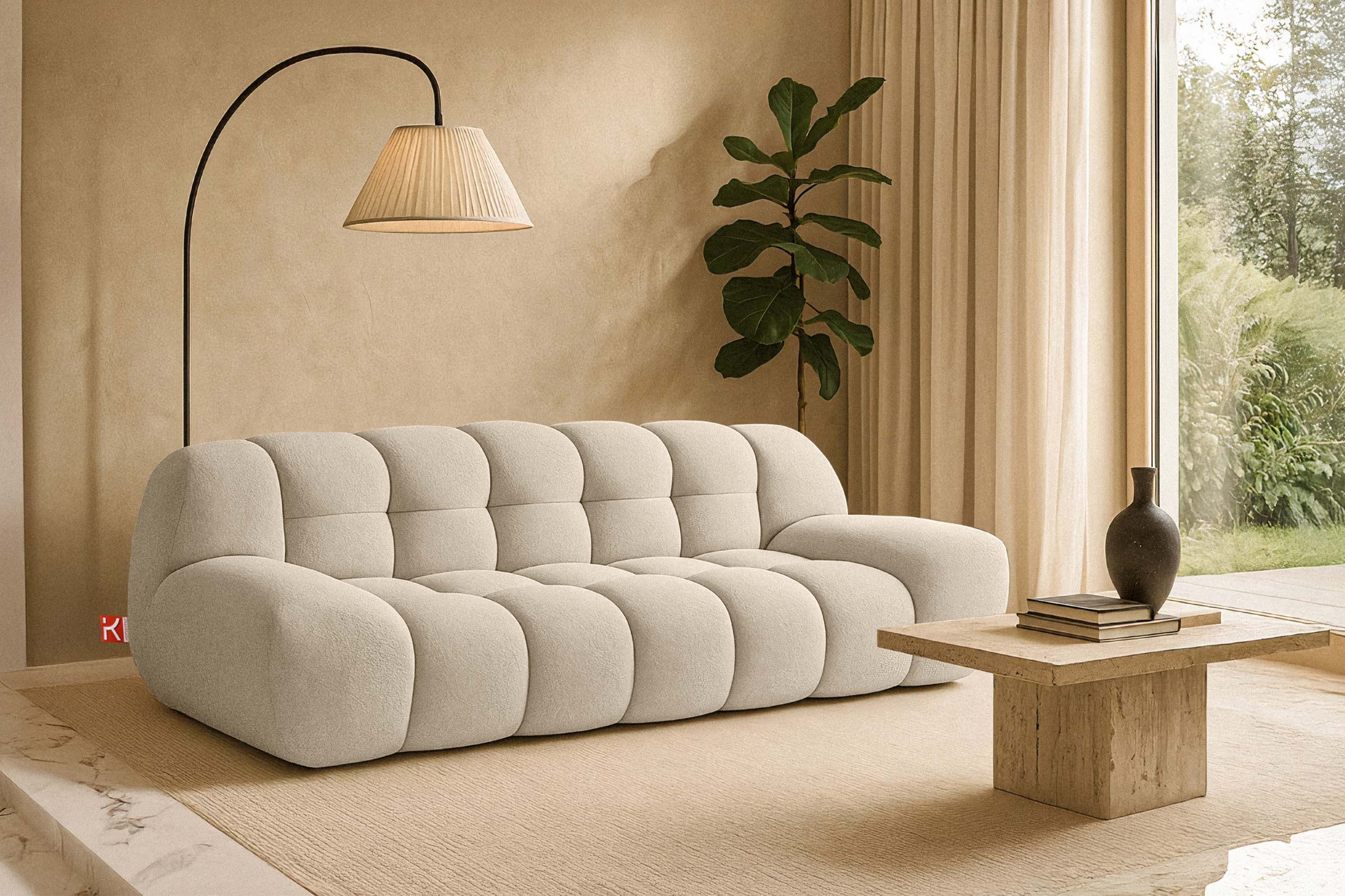 KONSIMO® Sofa VENA Einzelsofa, Japandi-Stil, Premiumqualität günstig online kaufen