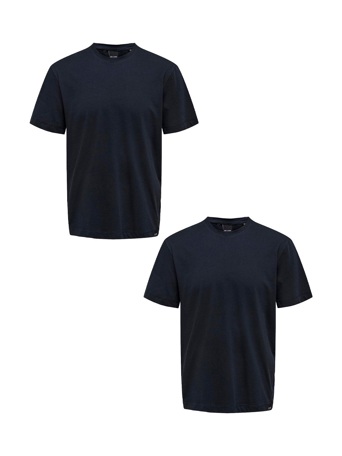 ONLY & SONS T-Shirt 2er-Set Rundhals günstig online kaufen