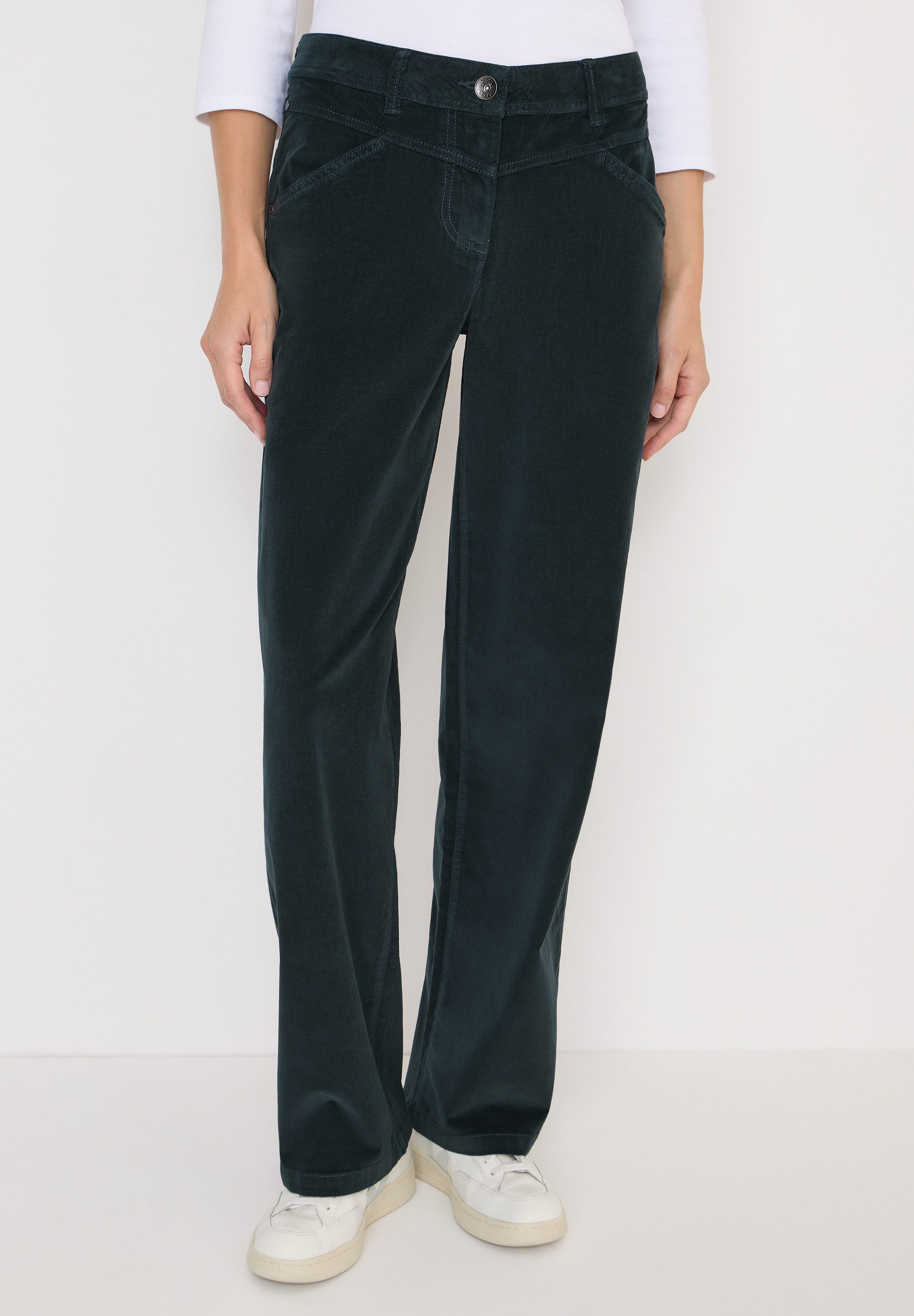 CECIL Cordhose High Waist