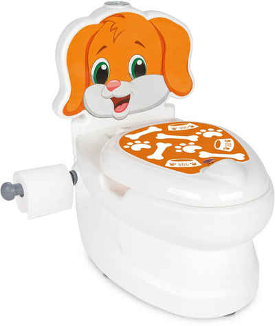 Jamara Toilettentrainer Meine kleine Toilette, Hund, mit Spülsound und Toilettenpapierhalter