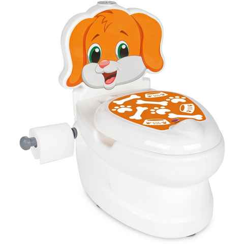Jamara Toilettentrainer Meine kleine Toilette, Hund, mit Spülsound und Toilettenpapierhalter