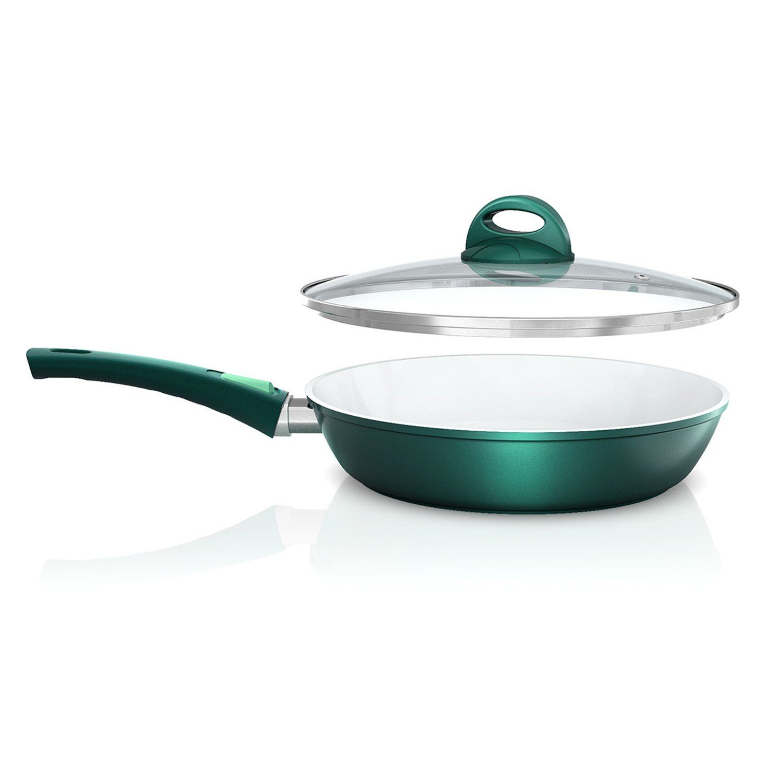 Genius Bratpfanne Genius Cerafit Fusion Pfannen (7 Teile) Bratpfanne, Keramik (Set), Lotus-Effekt