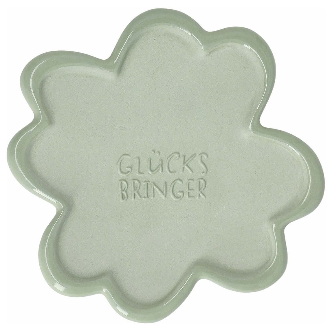 Räder Design Teller Teller (klein) Kleeblatt grün "Glücksbringer" von räder design - Gesch
