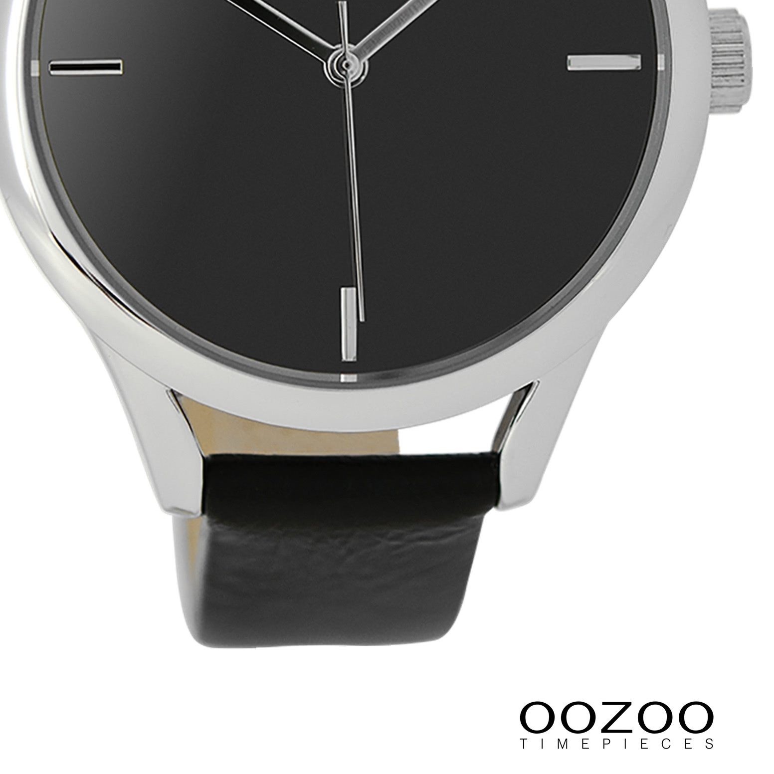 OOZOO Quarzuhr Oozoo Damen Armbanduhr Timepieces Analog, (Analoguhr), Damenuhr rund, groß (ca. 40mm) Lederarmband, Luxus-Style