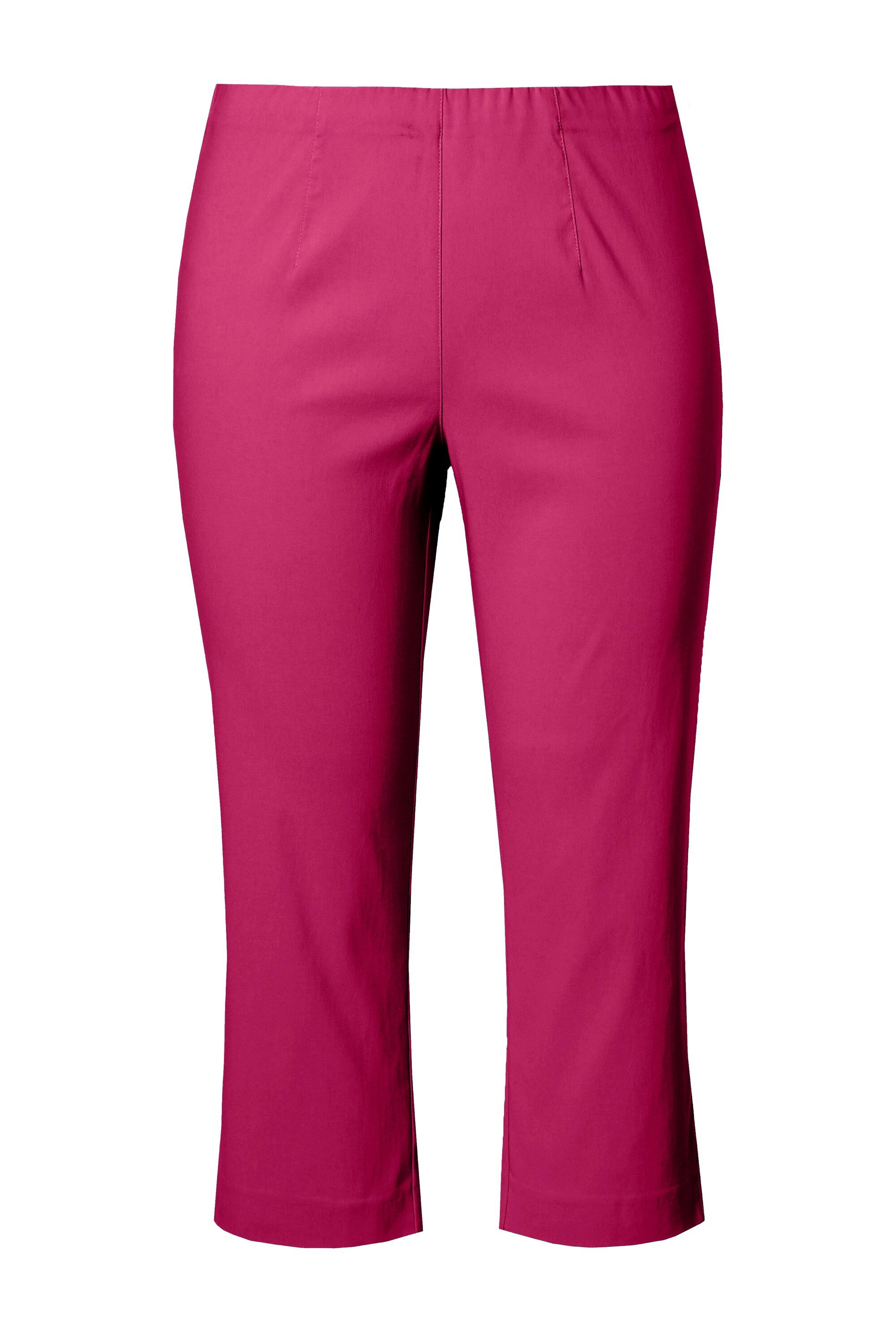 Ulla Popken Funktionshose Bengalinhose wadenlang Elastikbund Stretch günstig online kaufen