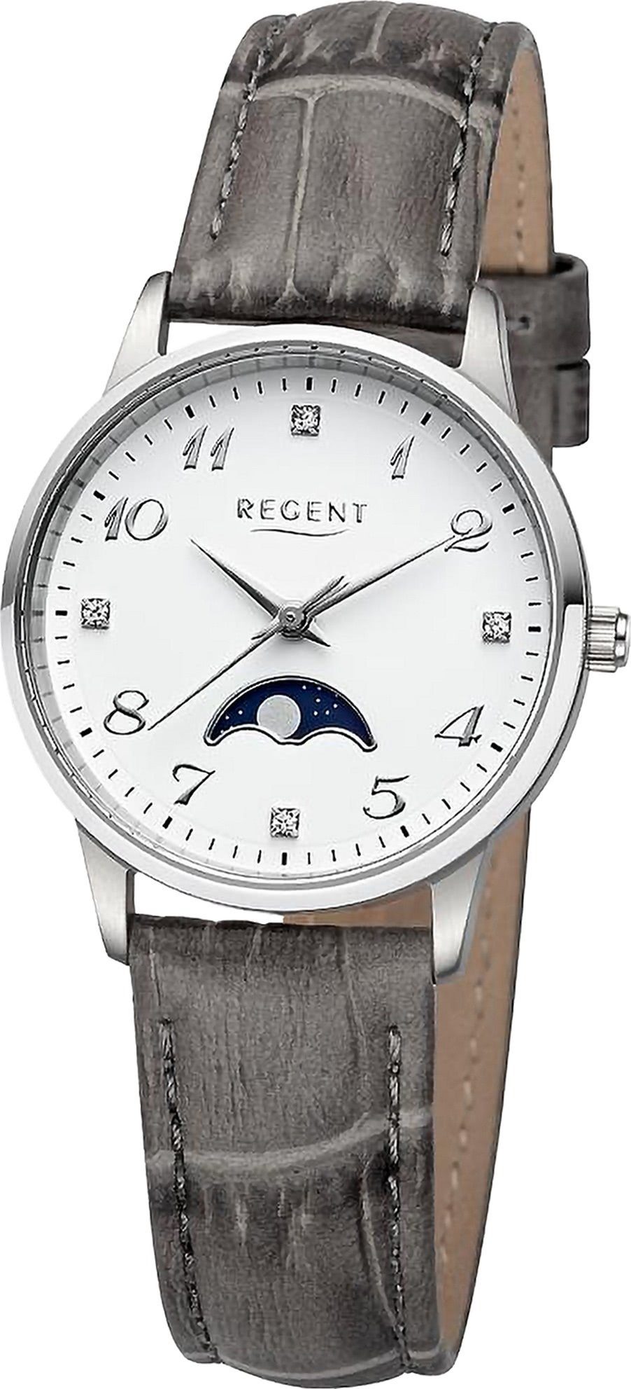 Quarzuhr Regent Damen Armbanduhr Analog