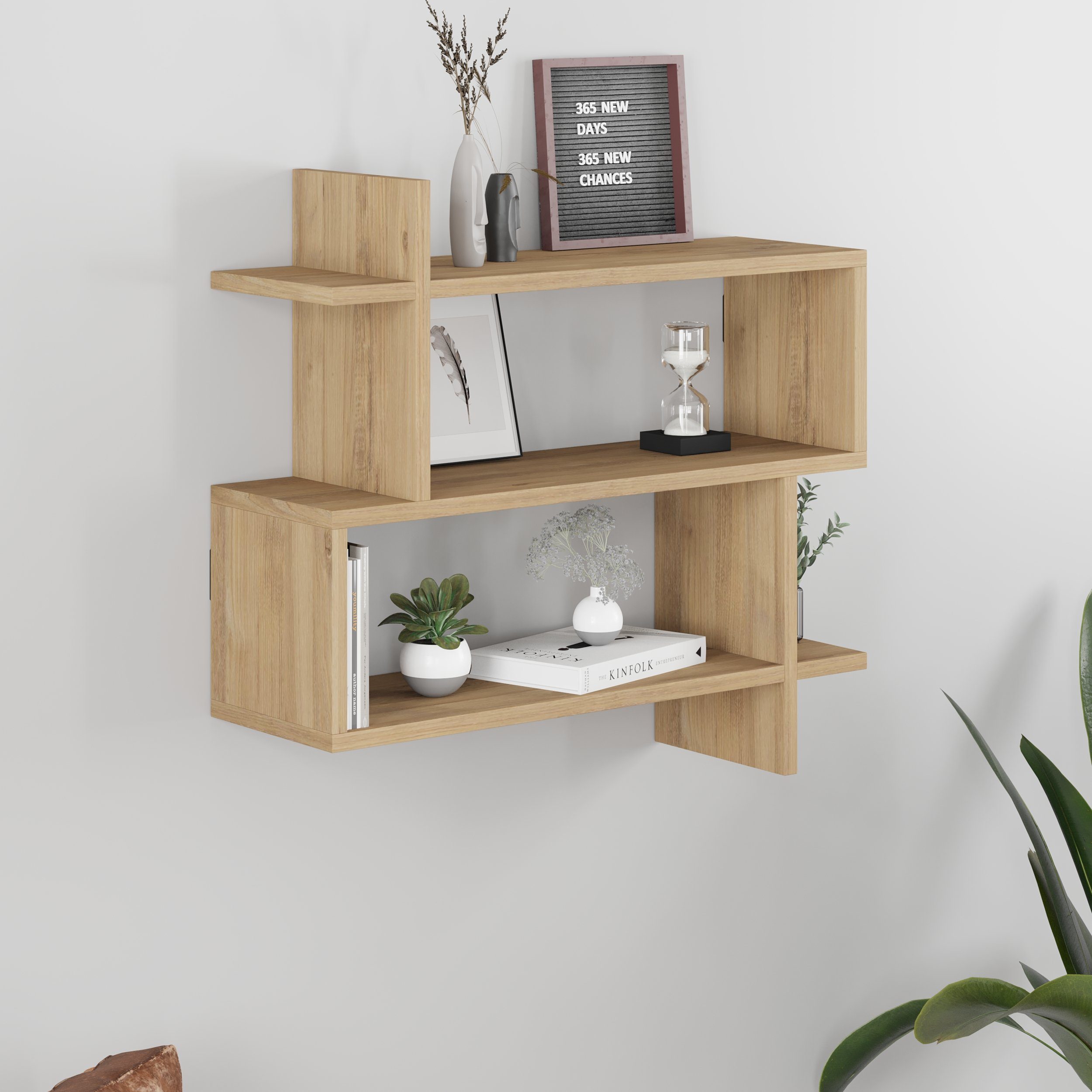 Decortie Bücherregal Paralel, Modernes Wandregal/Bücherregal, 70 günstig online kaufen
