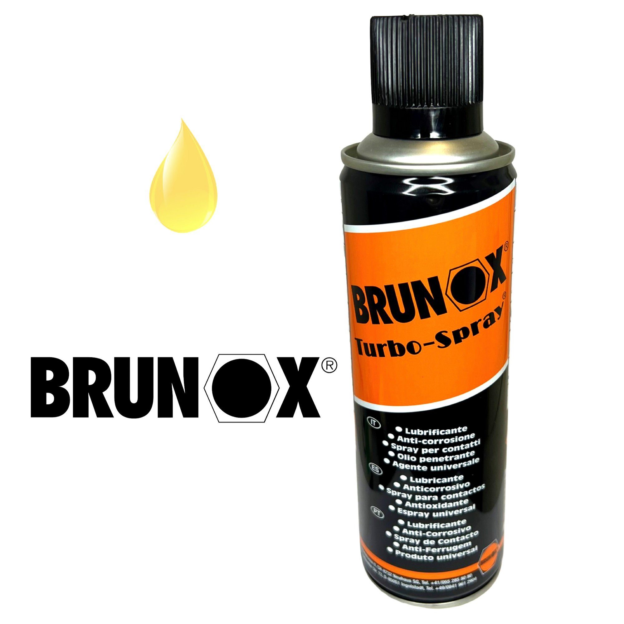 Brunox Fahrrad-Montageständer BRUNOX TURBO-SPRAY 5in1 Allzweck Pflege Service Reinigen Öl 400 ML