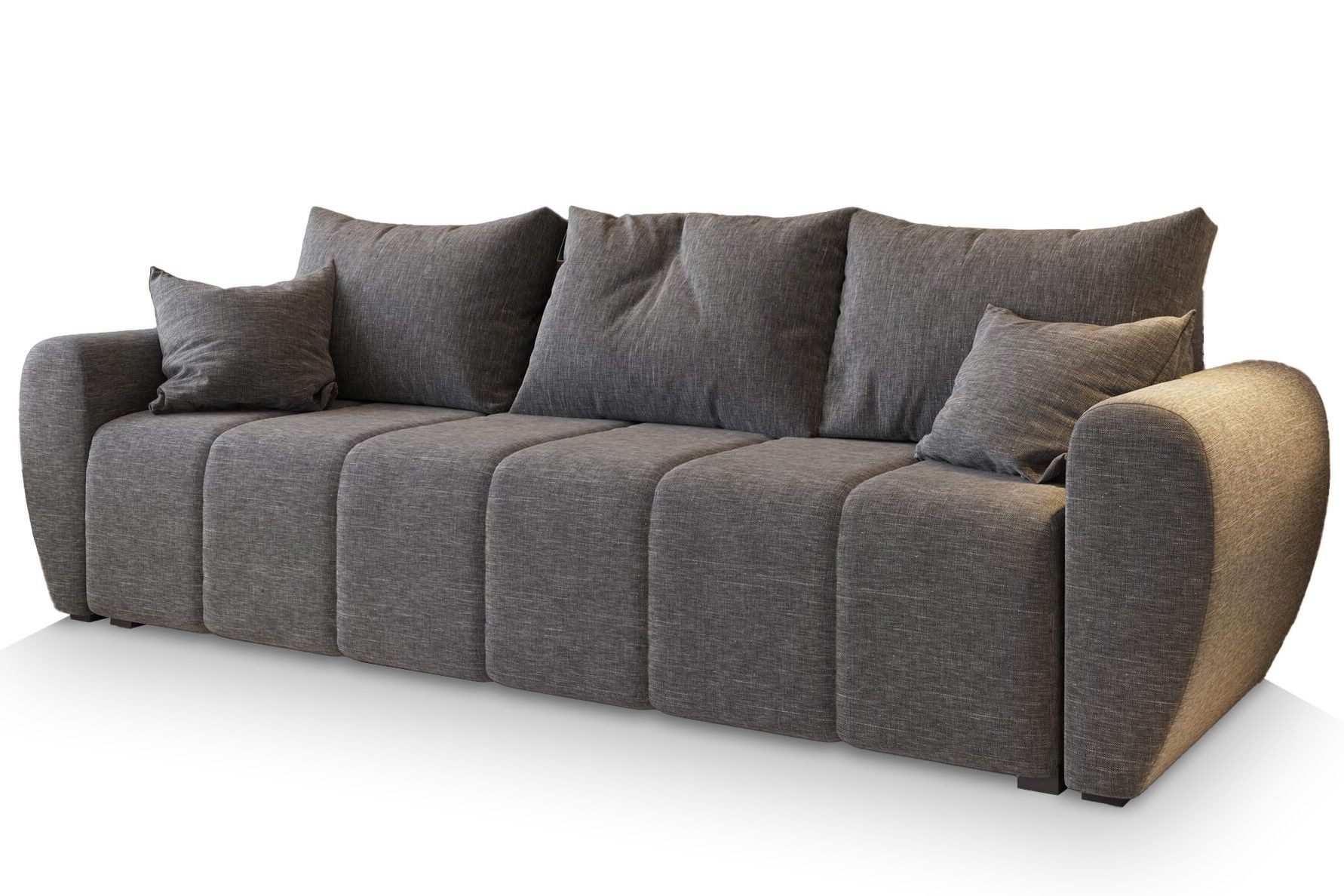 Masseno Sofa MADISON mit Schlaffunktion, Schlafsofa, Couch mit Bettkasten