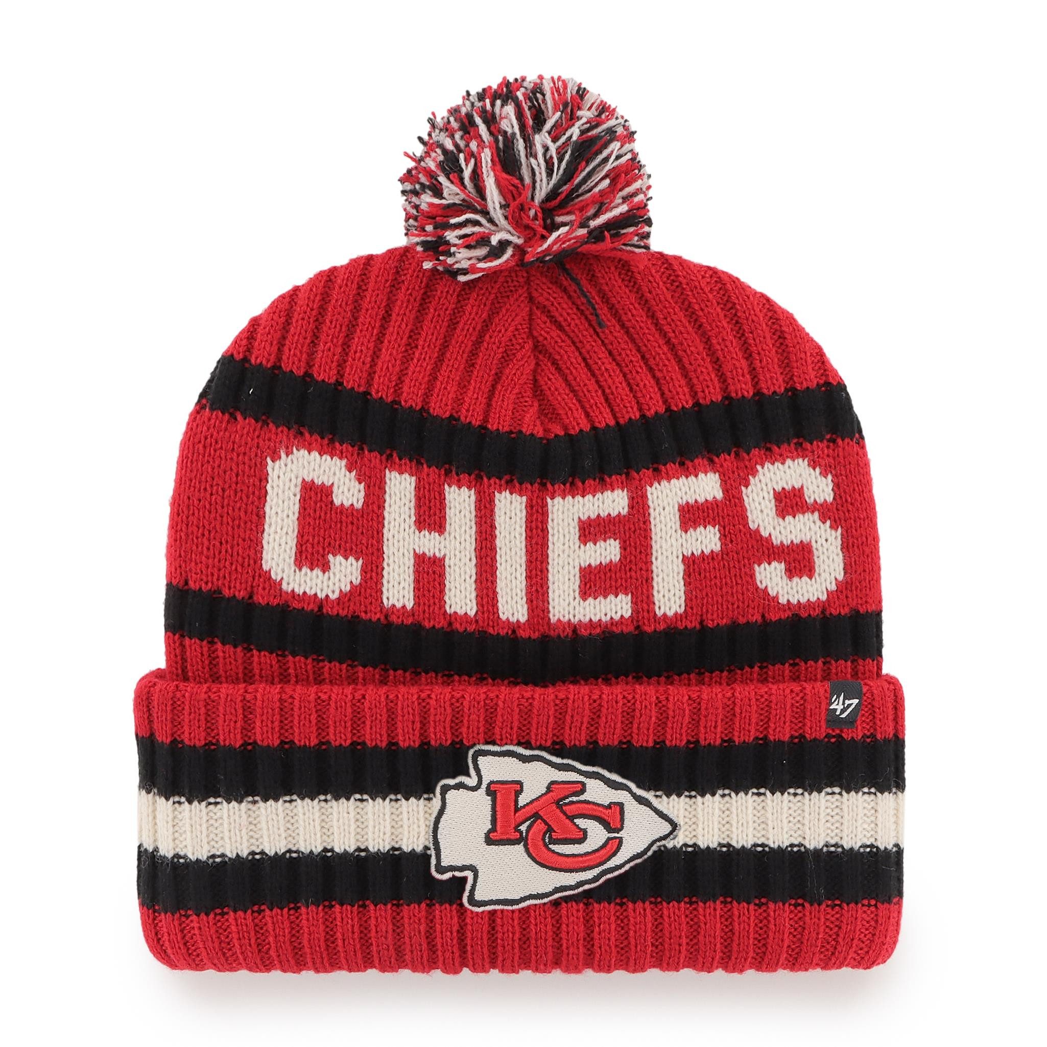 '47 Brand Bommelmütze '47 Brand NFL Beanie Bering '47 Cuff Knit Kansas City Chiefs Red (Beanie, Beanie, Bommelmütze) Bommel