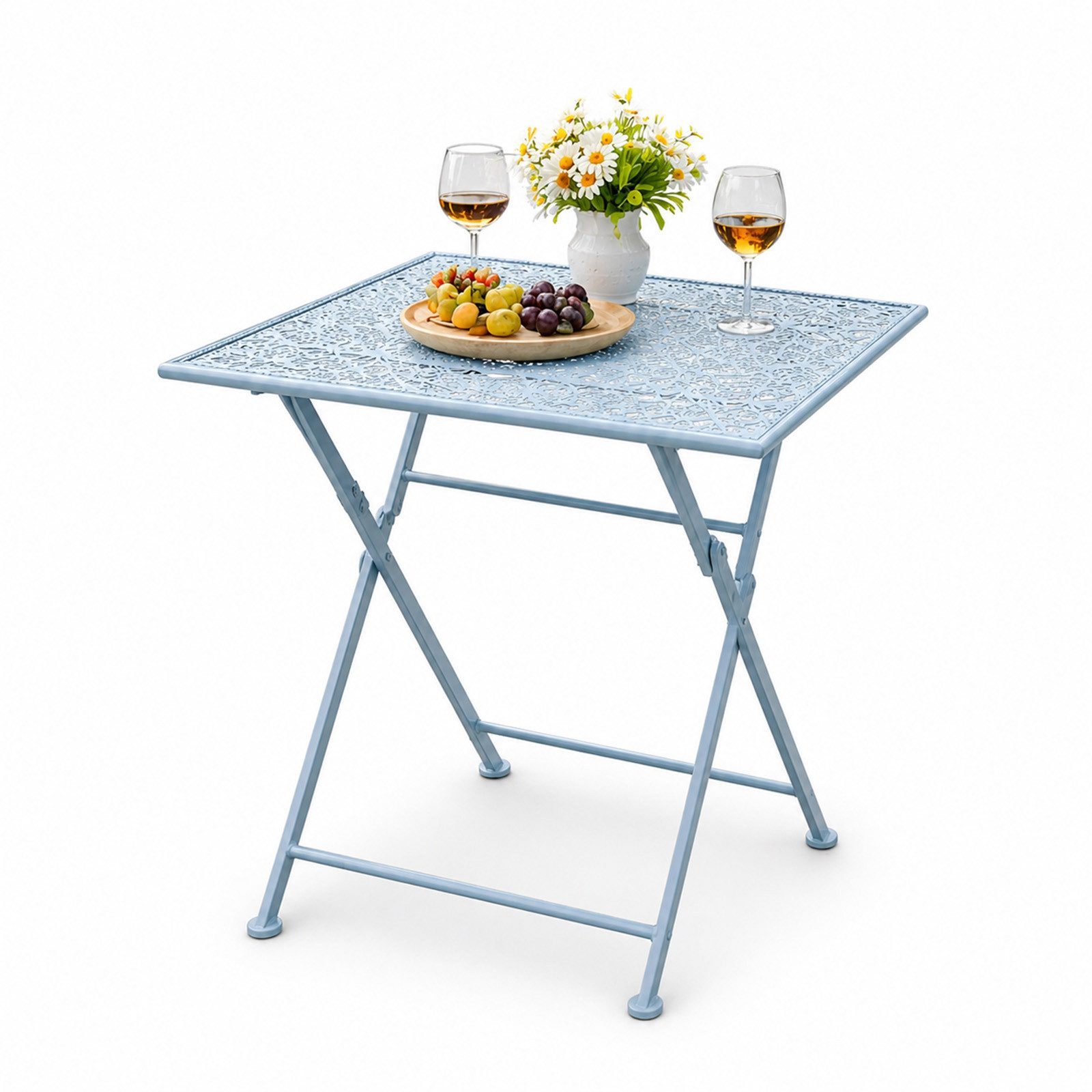 HTI-Living Gartentisch Gartentisch Solea Blau (Stück, 1-St., 1 Gartentisch)