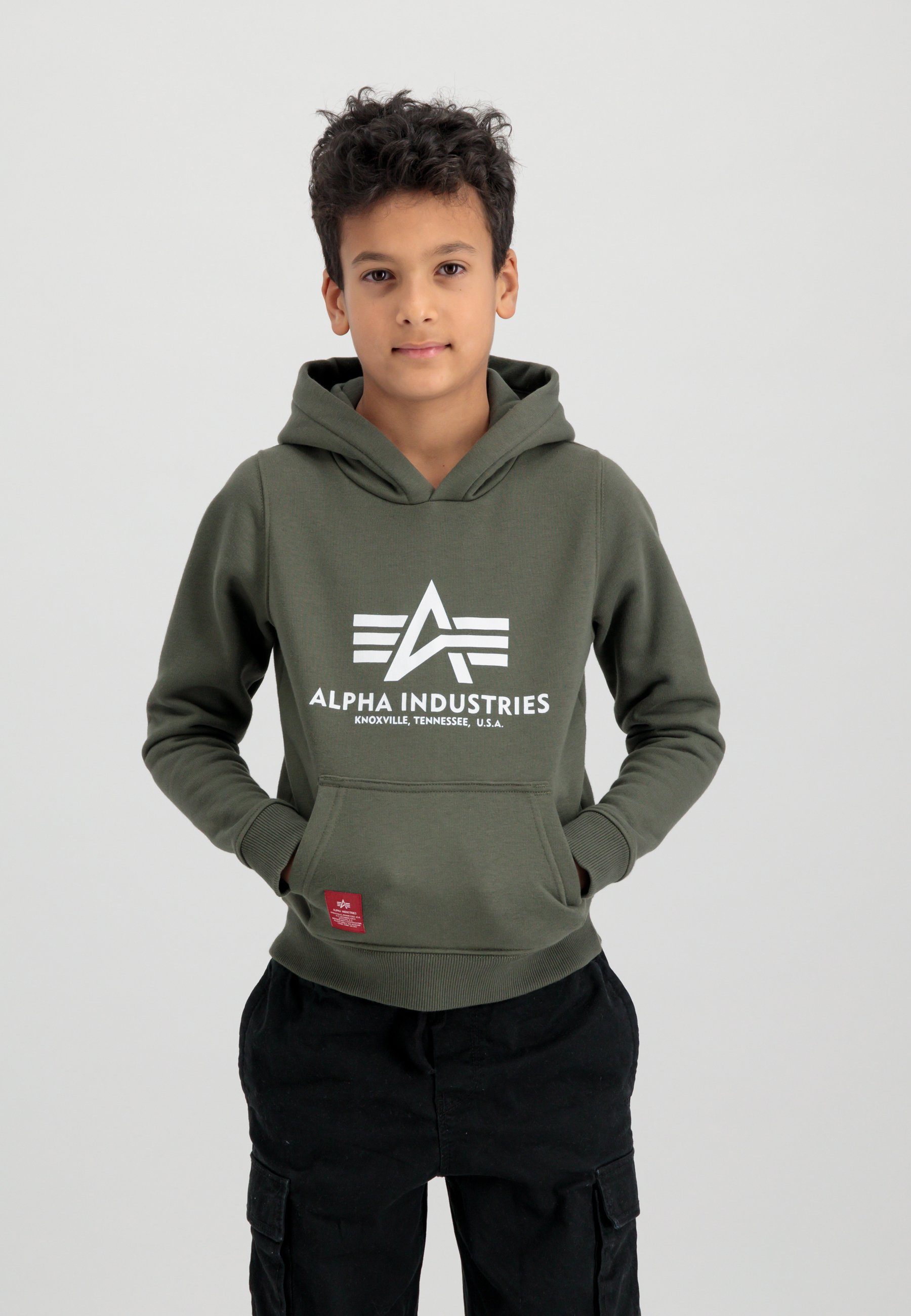 Alpha Kinder Alpha Industries Basic Industries Hoodie Kapuzenpullover