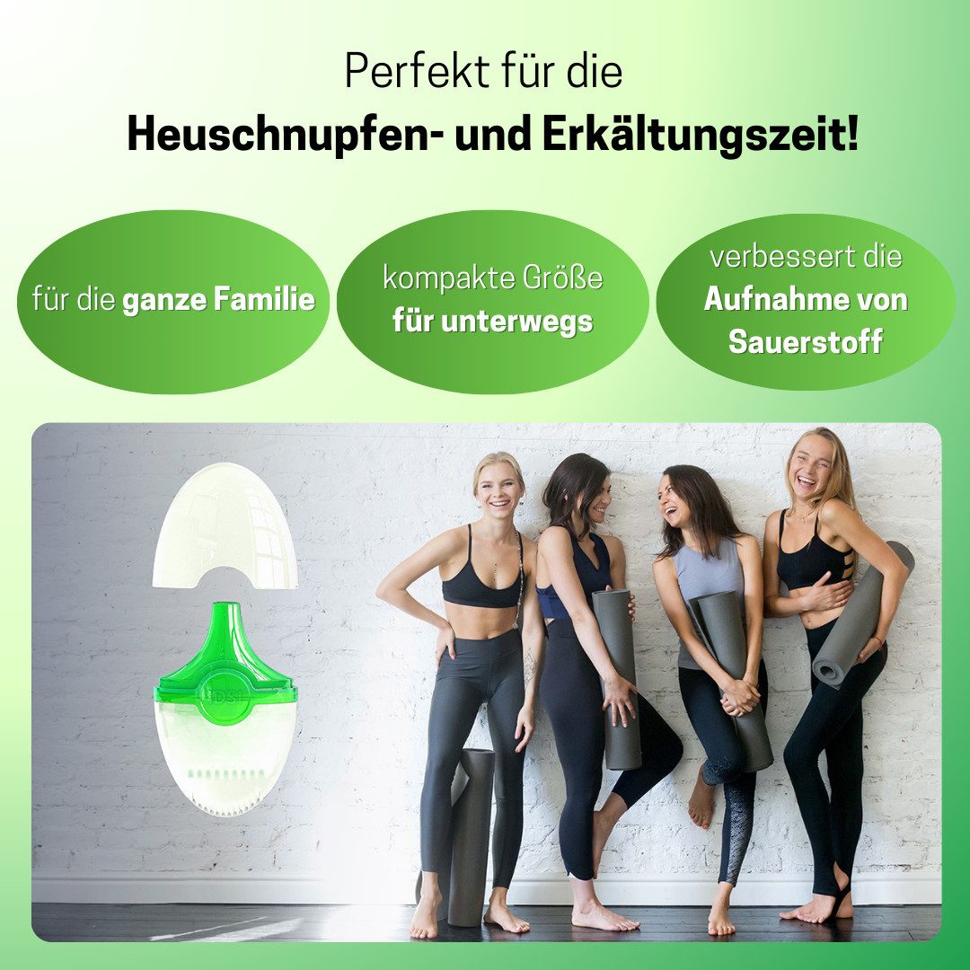 Medosan Inhalationsgerät Inhalo DSI Naseninhalator, ideal für unterwegs, Tascheninhalator