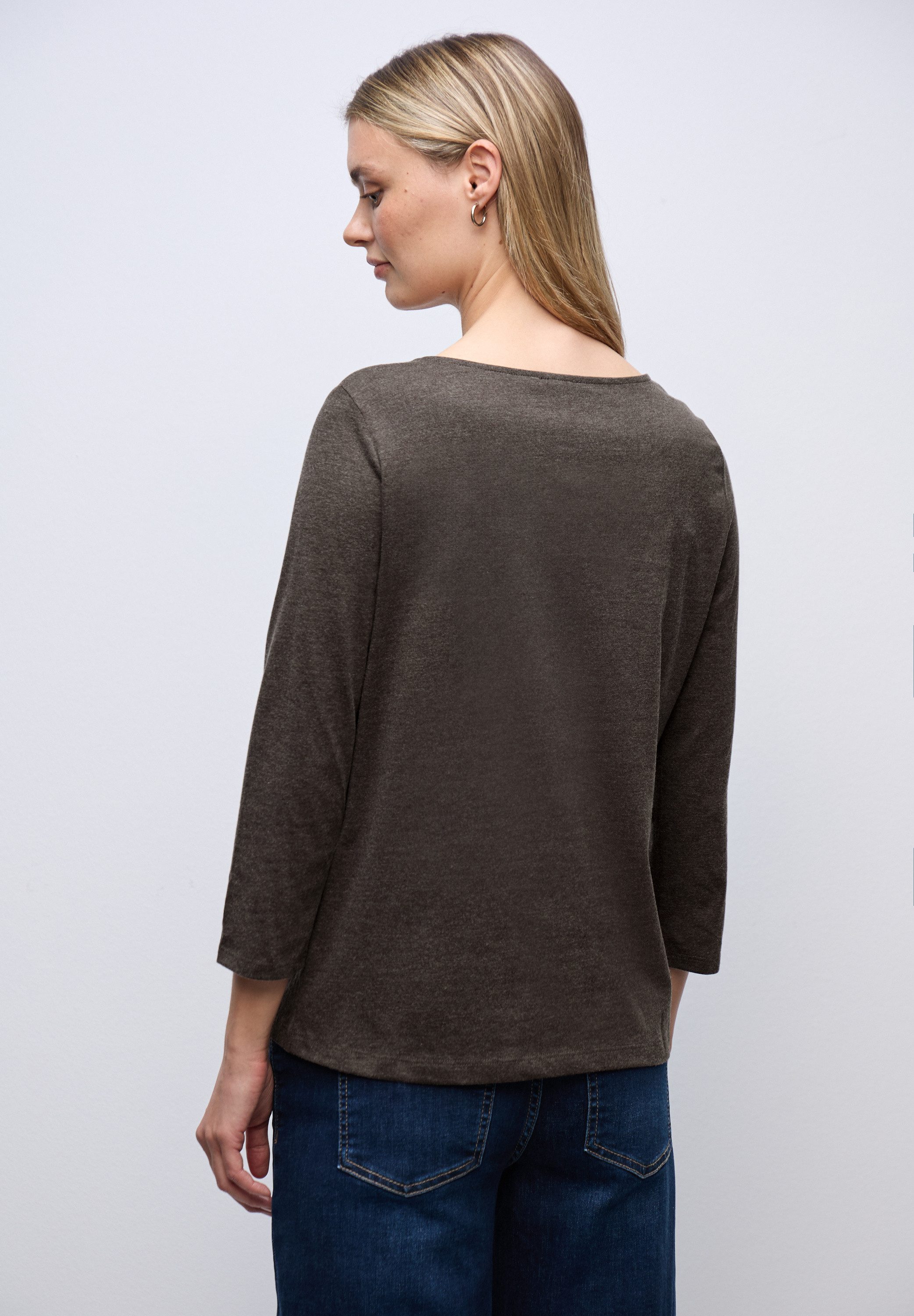 STREET ONE T-Shirt im soften Baumwoll-Mix günstig online kaufen