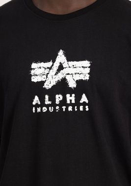Alpha Industries T-Shirt ALPHA INDUSTRIES Men - T-Shirts Grunge Logo T