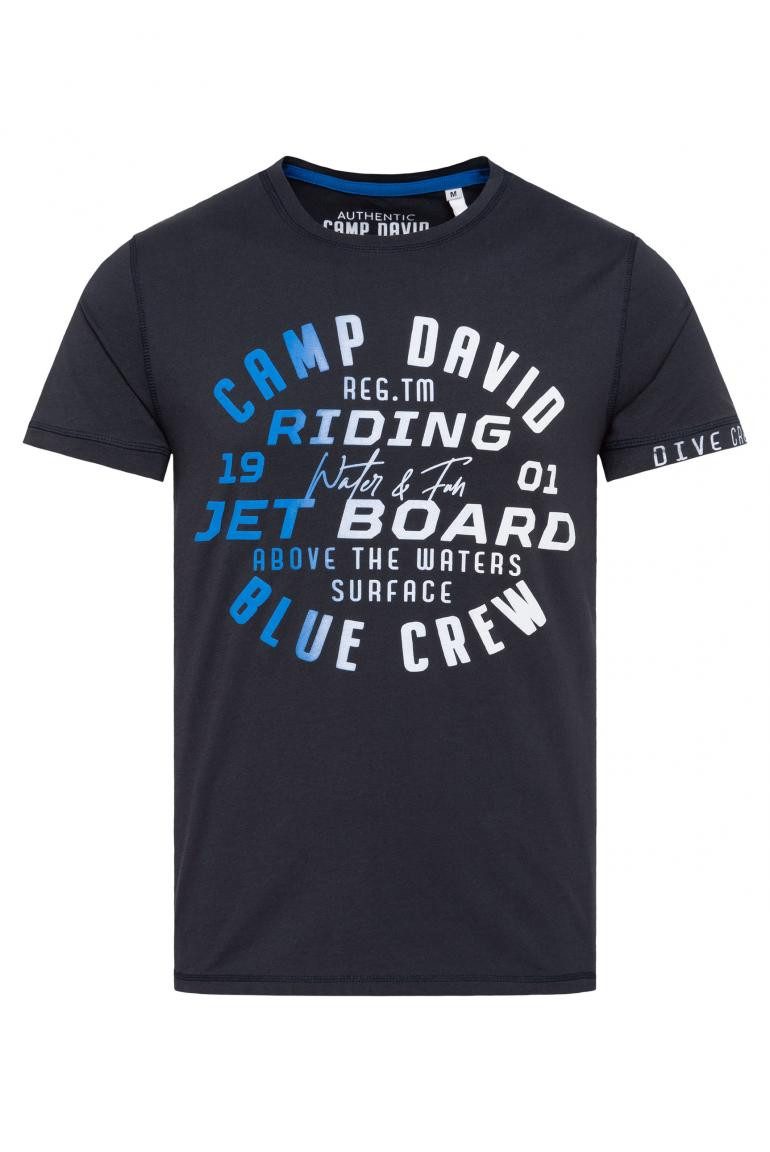 CAMP DAVID T-Shirt mit Gradient Puffprint günstig online kaufen