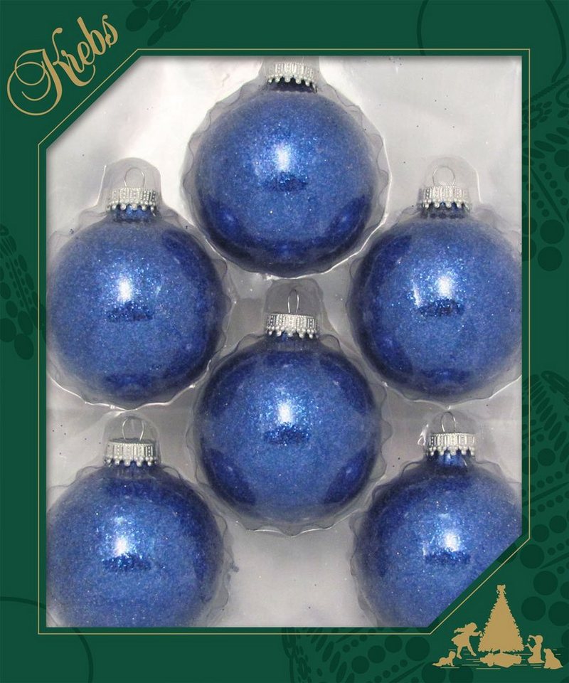 Krebs Glas Lauscha Weihnachtsbaumkugel »CBK03209« (6 Stück), aus Glas-HomeTrends
