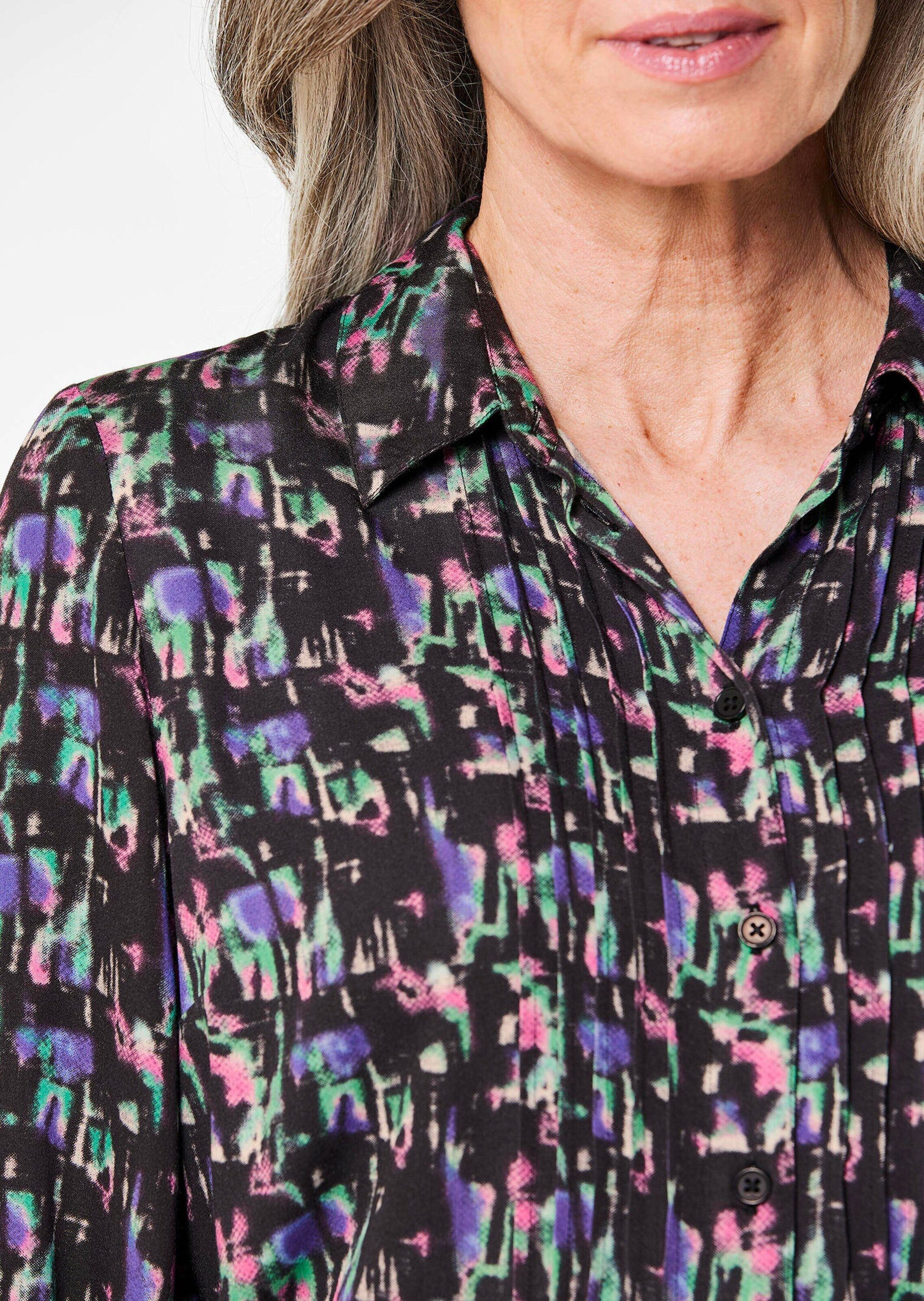 GOLDNER Hemdbluse Druckbluse