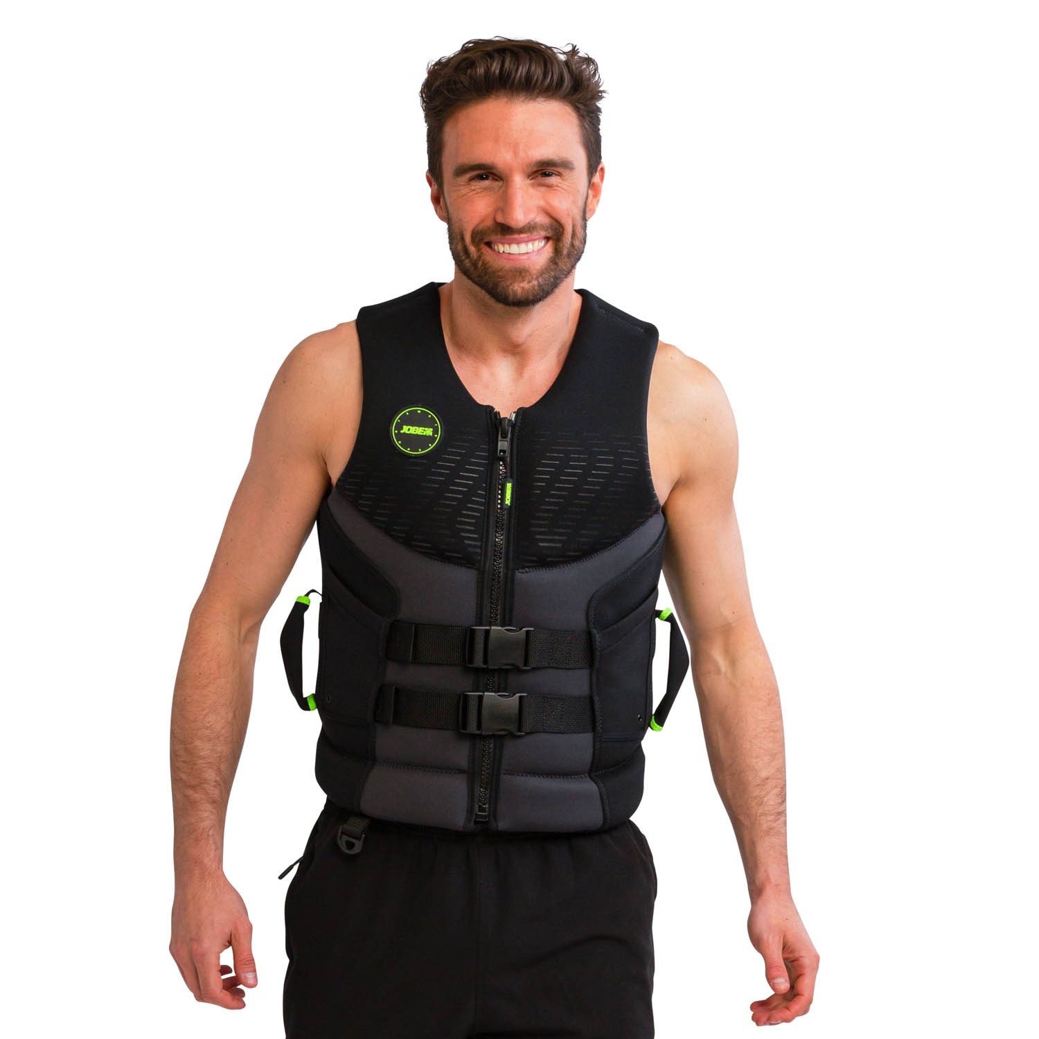 SUP-Board Jobe Premium Schwimmweste Herren 50N Neopren Schwarz mit Haltegriff