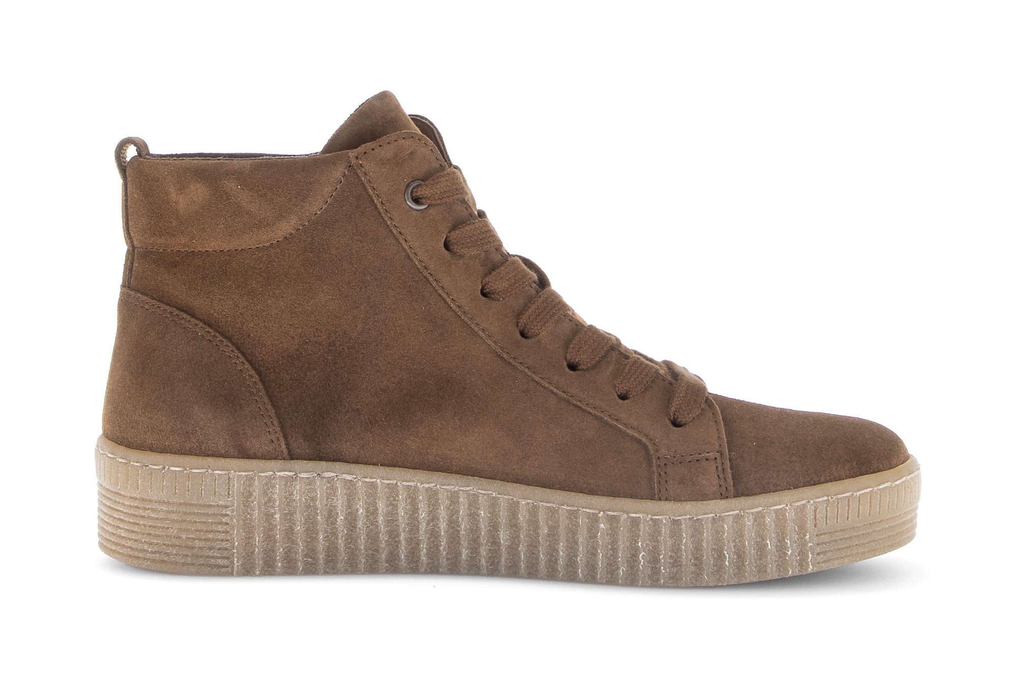 Gabor Sneakerboots, Plateau, Stiefelette, Schnürboots mit Ziernähten