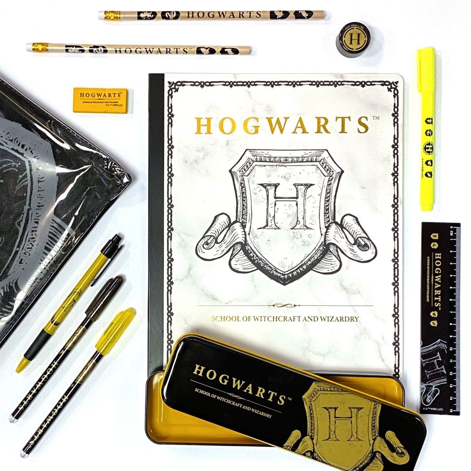 Schreibgeräteetui Harry Potter Hogwarts Schreibset für die Schule mit 11 Teilen