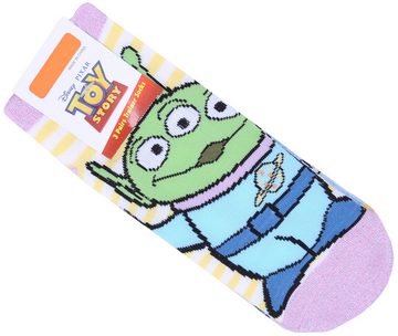 Sarcia.eu Haussocken 3x bunte Socken, Füßlinge Toy Story DISNEY 2-3 Jahr