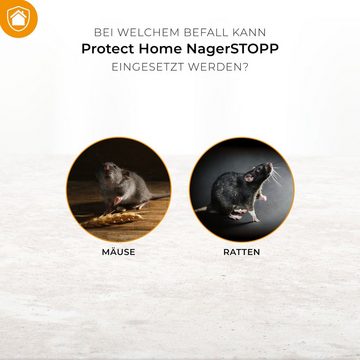 Protect Home Ultraschall-Tierabwehr NagerStopp 80qm - Ultraschall gegen Nager wie Mäuse und Ratten