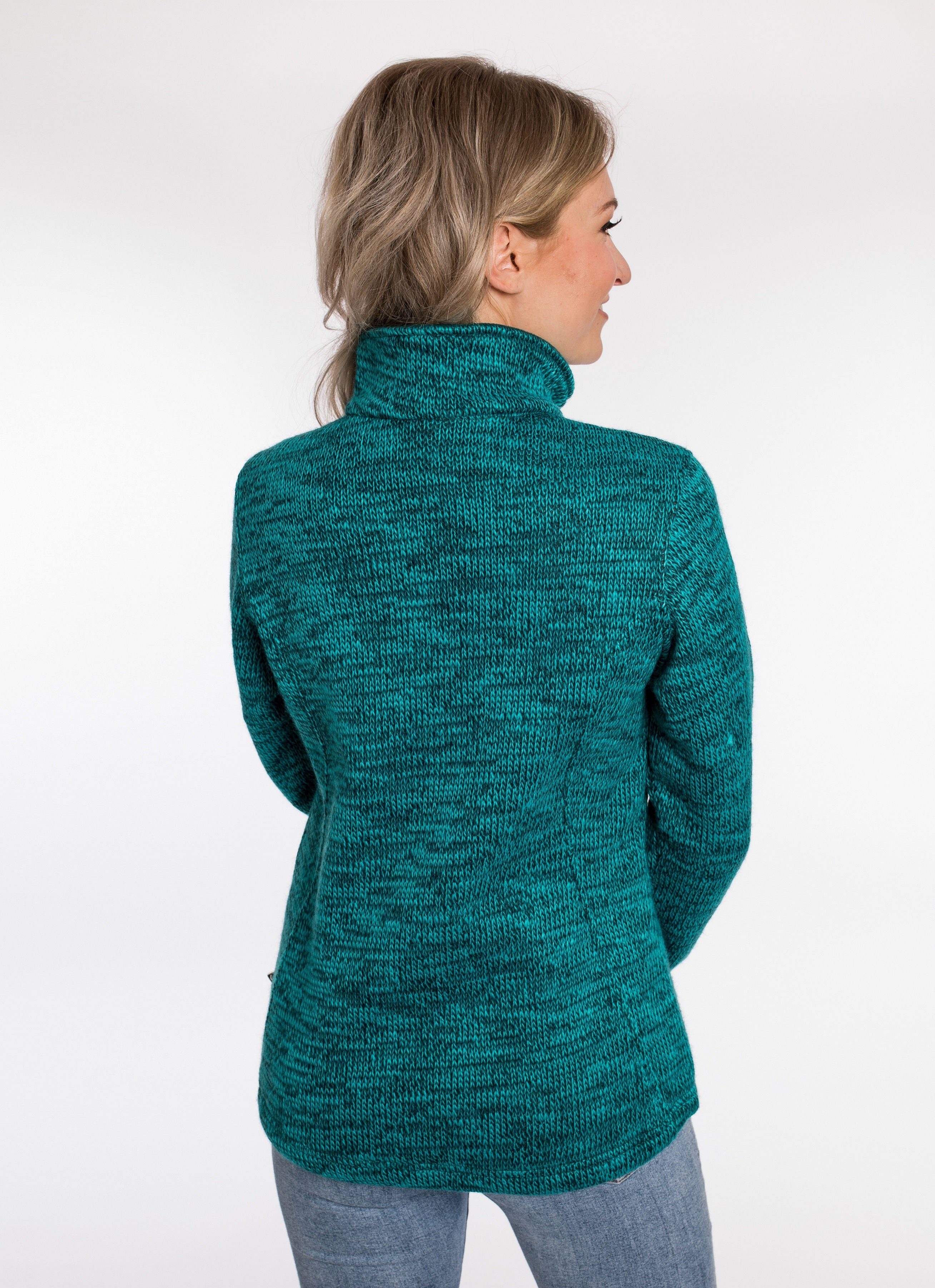 DEPROC Active Strickfleecejacke Strickfleecejacke WILLMORE II Women Midlaye günstig online kaufen