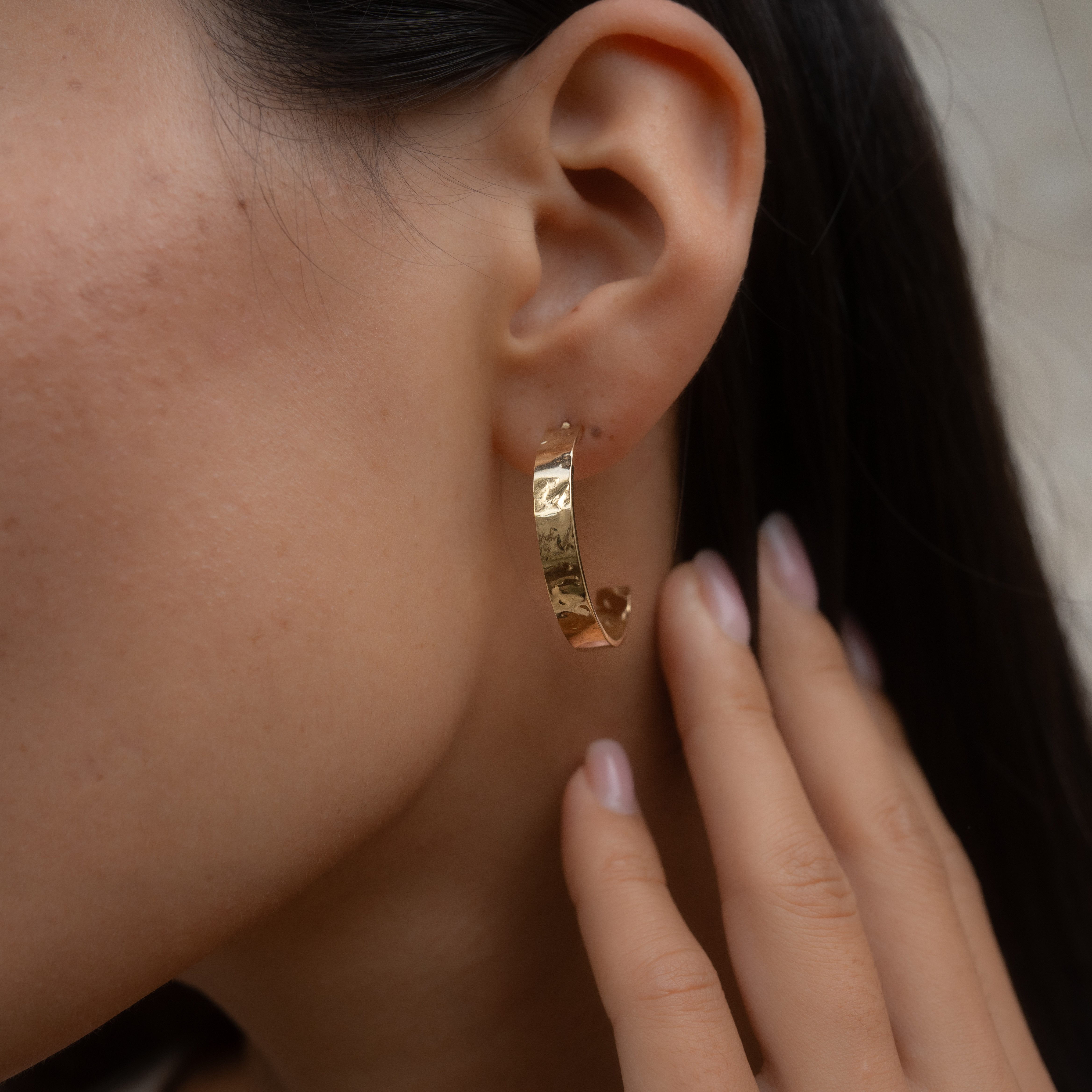 Made by Nami Paar Creolen in Gold, Wasserfest aus Edelstahl, Schmuck Damen günstig online kaufen