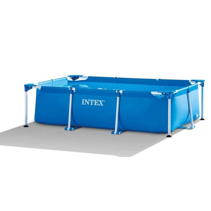 Intex Pool 3in1 Set Gartenpool 260 x 160 x 65cm Pool mit Filterpumpe INTEX