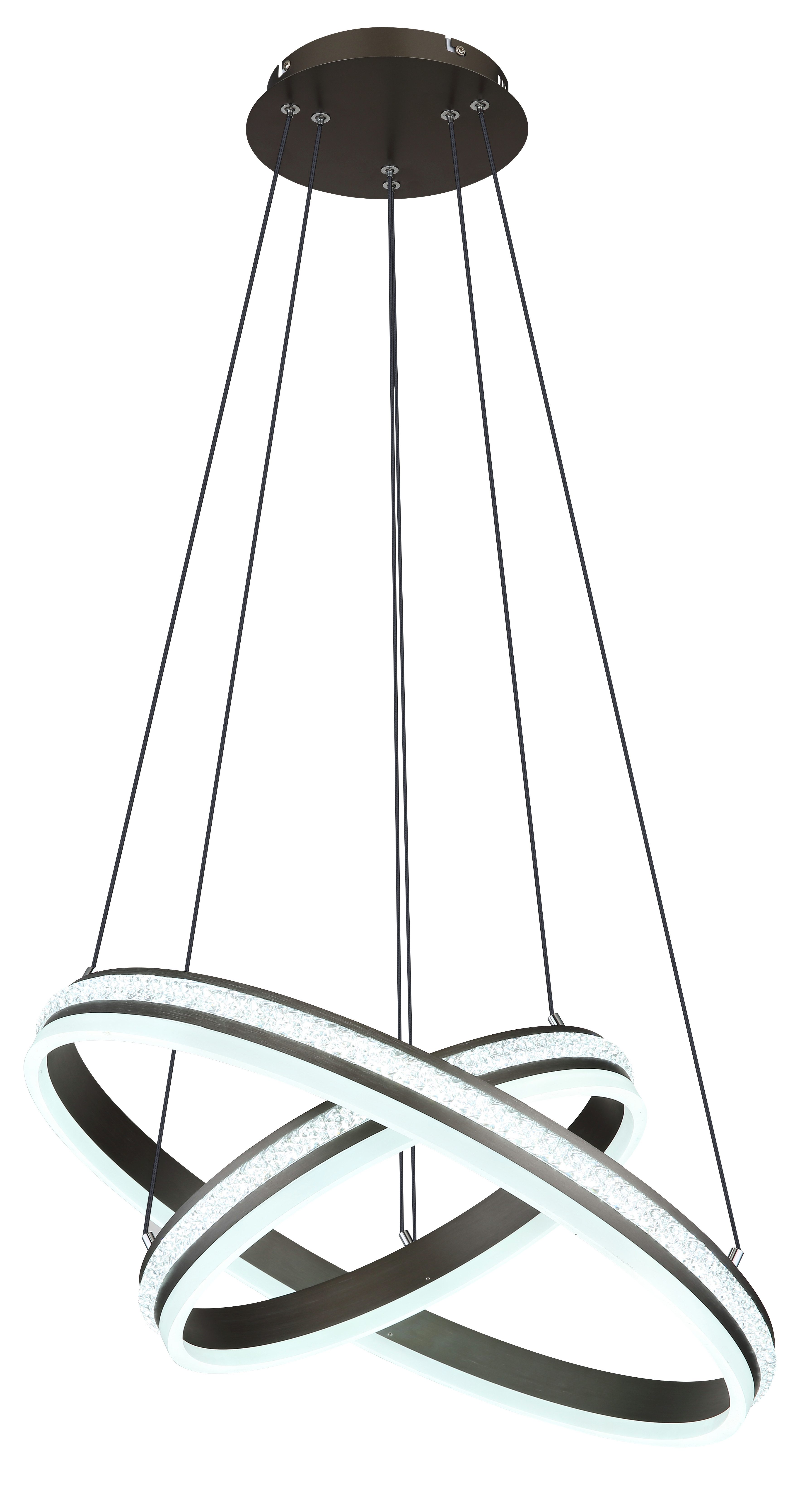 GLOBO LIGHTING LED Pendelleuchte GROUNI, Dimmfunktion, Memoryfunktion, Nachtlichtfunktion, mehrere Helligkeitsstufen, LED fest integriert, Hängelampe/Hängeleuchte/Wohnzimmer/Esstisch/elegant