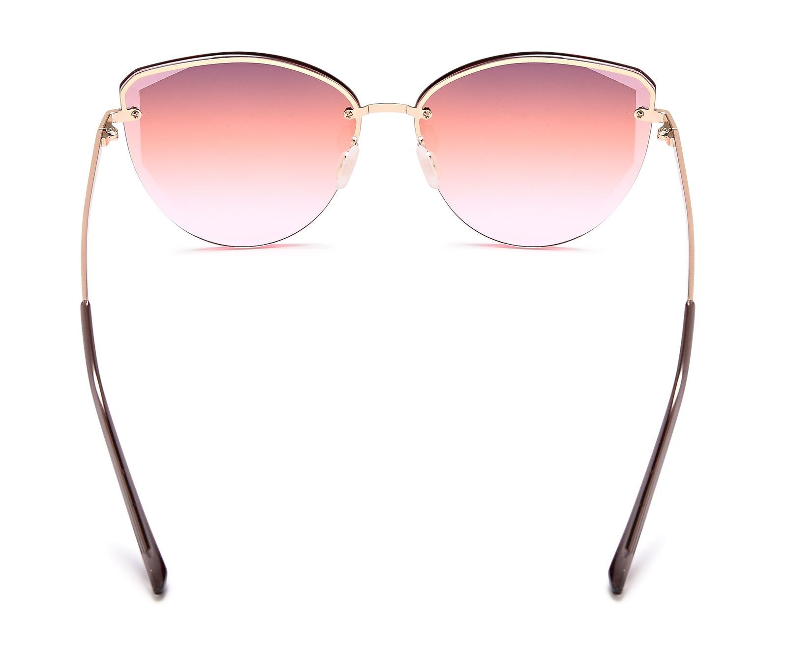 styleBREAKER Sonnenbrille Cateye Sonnenbrille Diamant Schliff Rahmenlos (1-St) Gradient