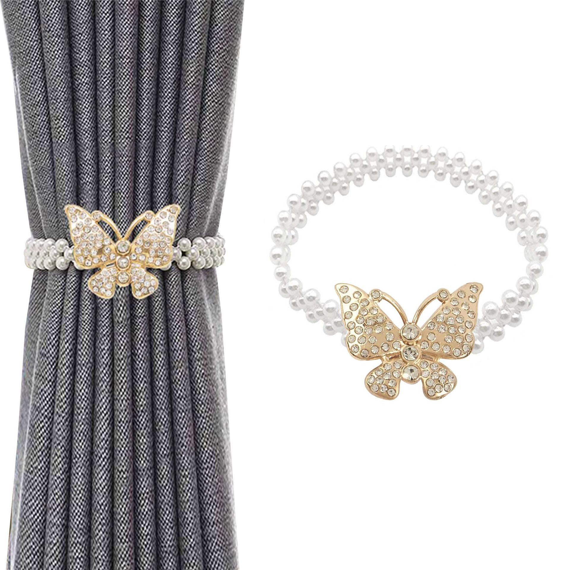 BYSURE Raffhalter, (2-tlg), Vorhang Raffhalter Schmetterling günstig online kaufen
