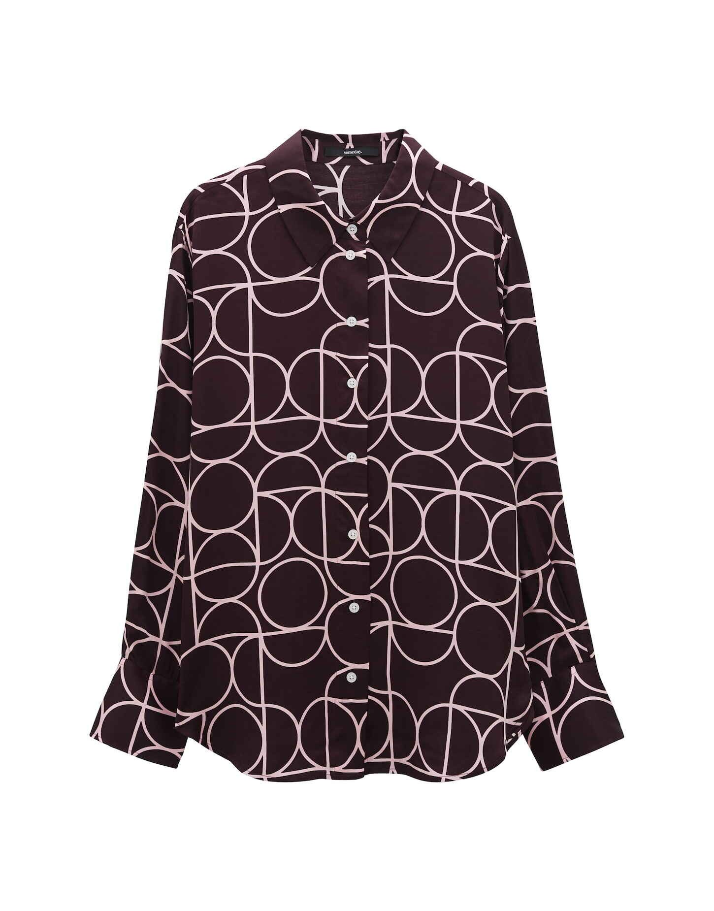 someday Langarmbluse Printbluse ZELINE Loose aus Ecovero Viskose