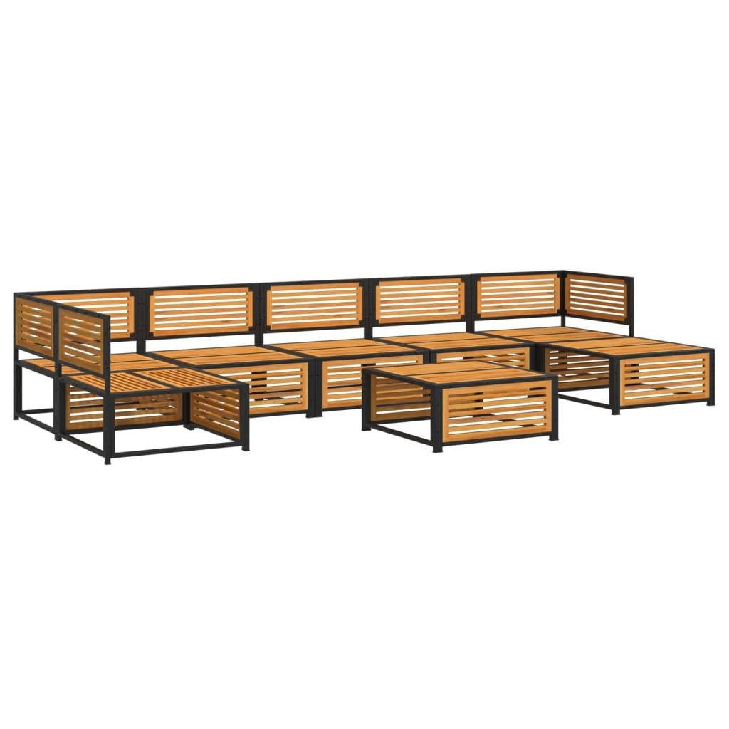vidaXL Gartenlounge-Set 8-tlg. Garten-Sofagarnitur mit Kissen günstig online kaufen