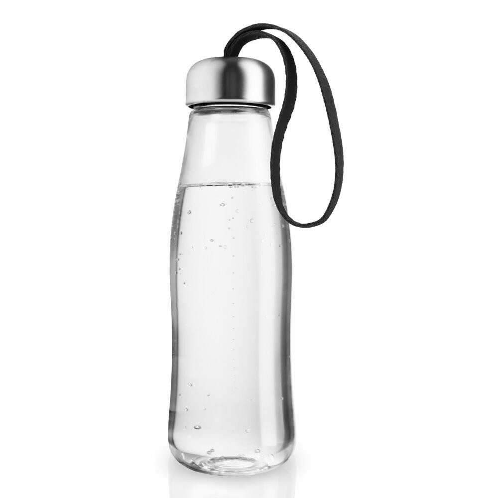 Eva Solo Trinkflasche Glas Black 500 ml