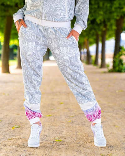 Missy Rockz Jogginghose WONDERFUL LOTUS Pants grey / purple